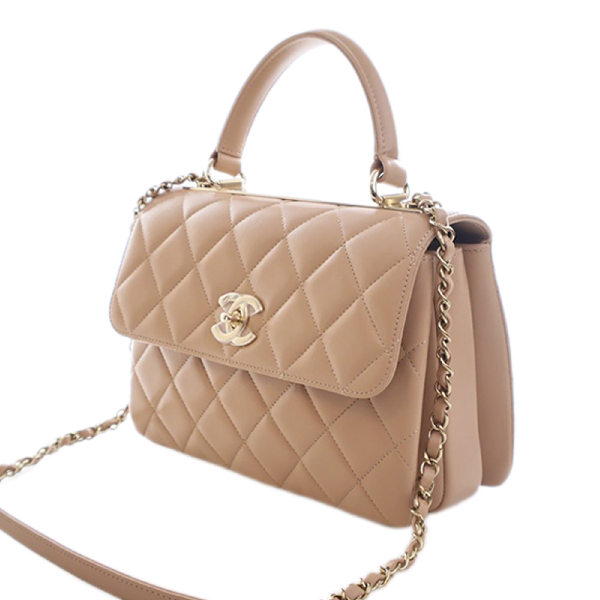 Chanel Small Quilted Lambskin Trendy CC Top Handle Flap - image 2