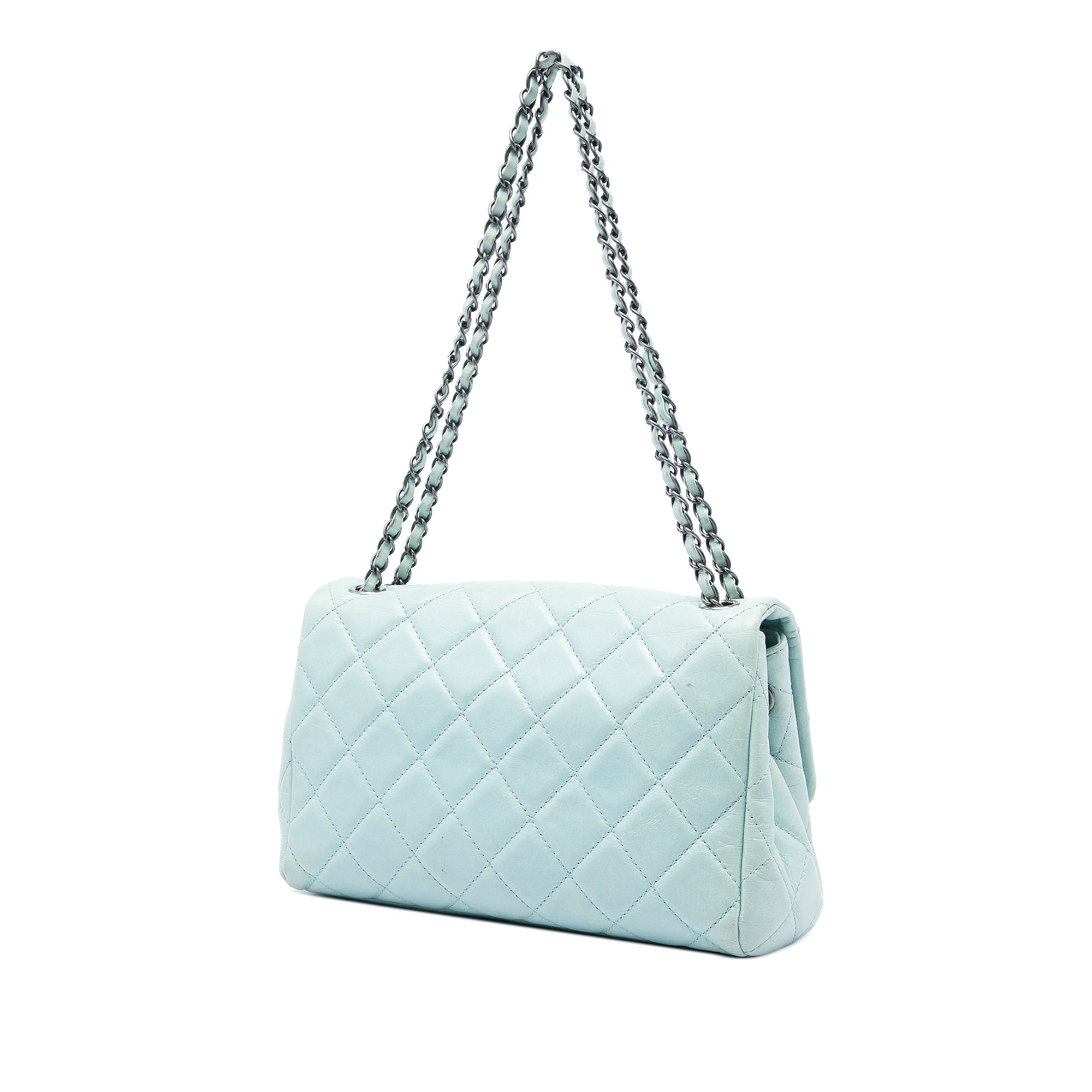 Chanel Medium Quilted Glazed Calfskin Coco Soft Flap - image 2