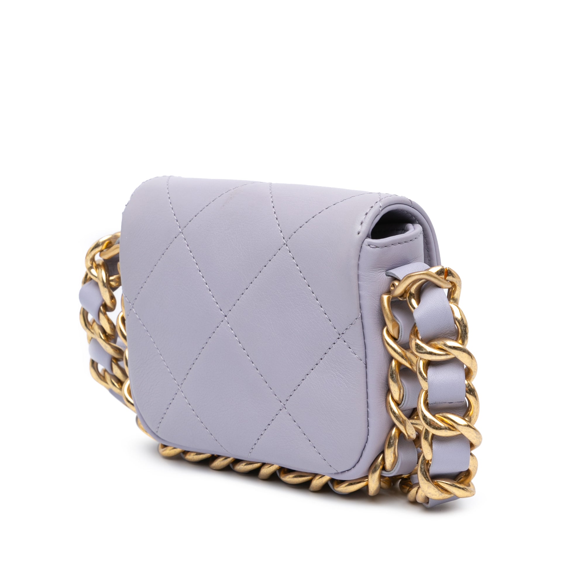 Chanel Mini Quilted Calfskin Framing Chain Flap - image 2
