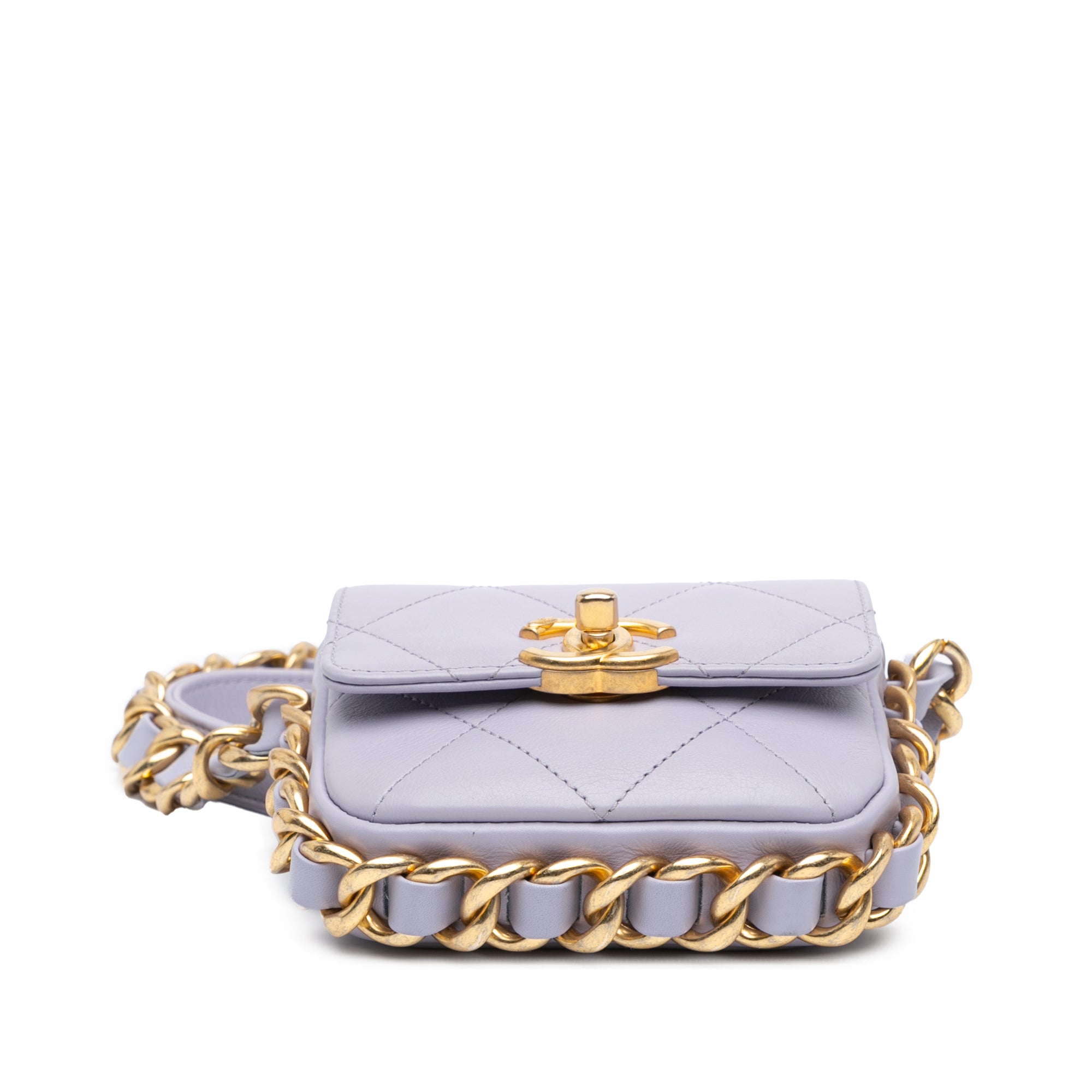 Chanel Mini Quilted Calfskin Framing Chain Flap - image 3