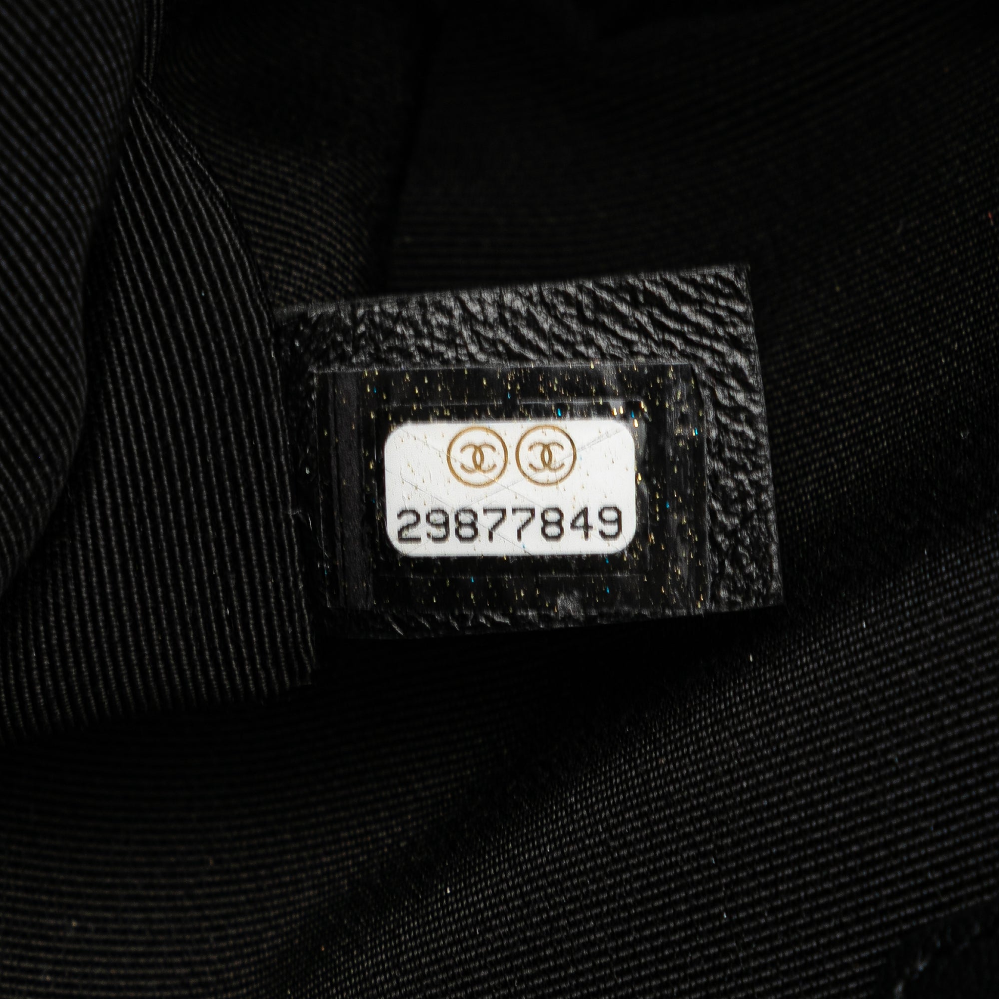 Chanel Calfskin Signature Chain Signe Bowling Bag - image 6