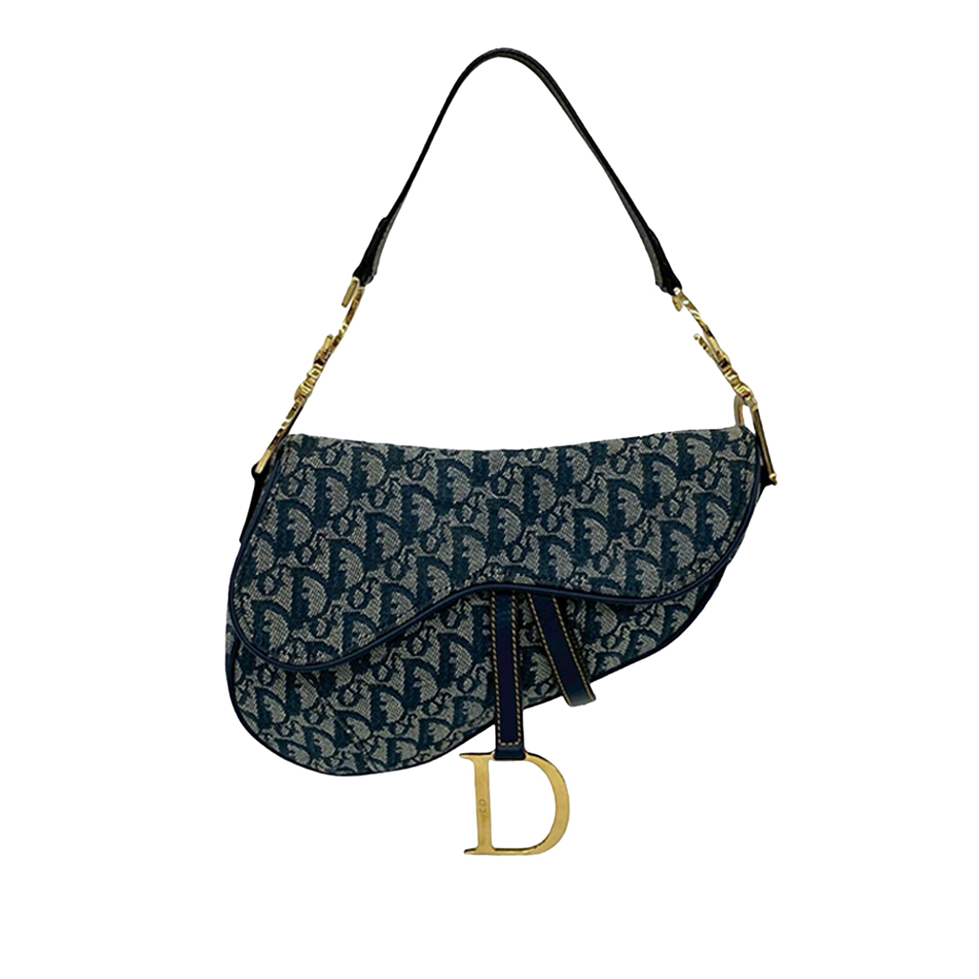 Dior Diorissimo Canvas Saddle Bag - image 1