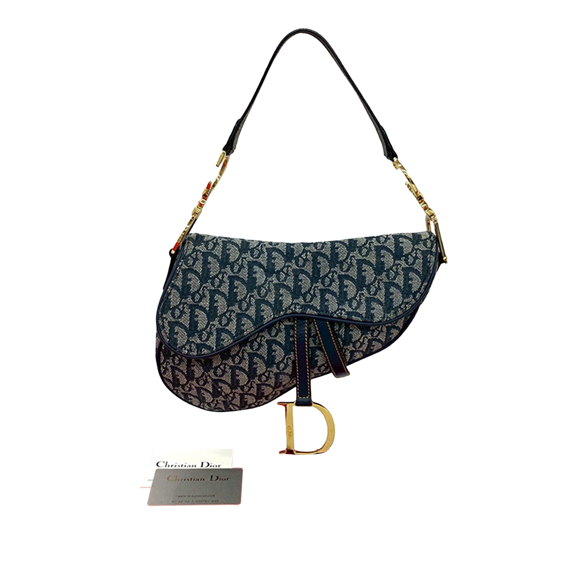 Dior Diorissimo Canvas Saddle Bag - image 10