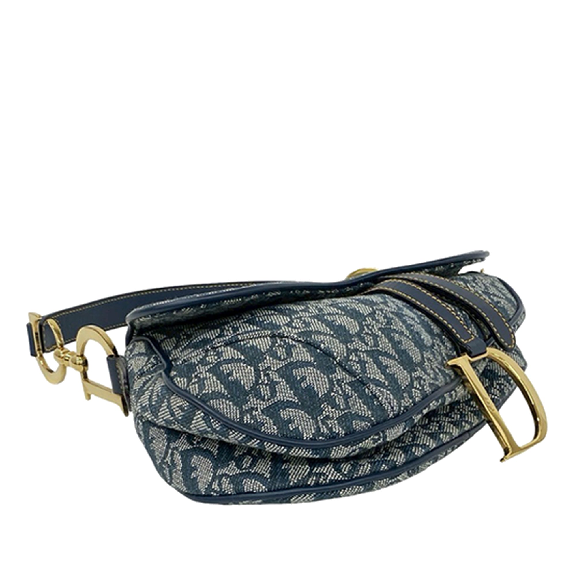 Dior Diorissimo Canvas Saddle Bag - image 3