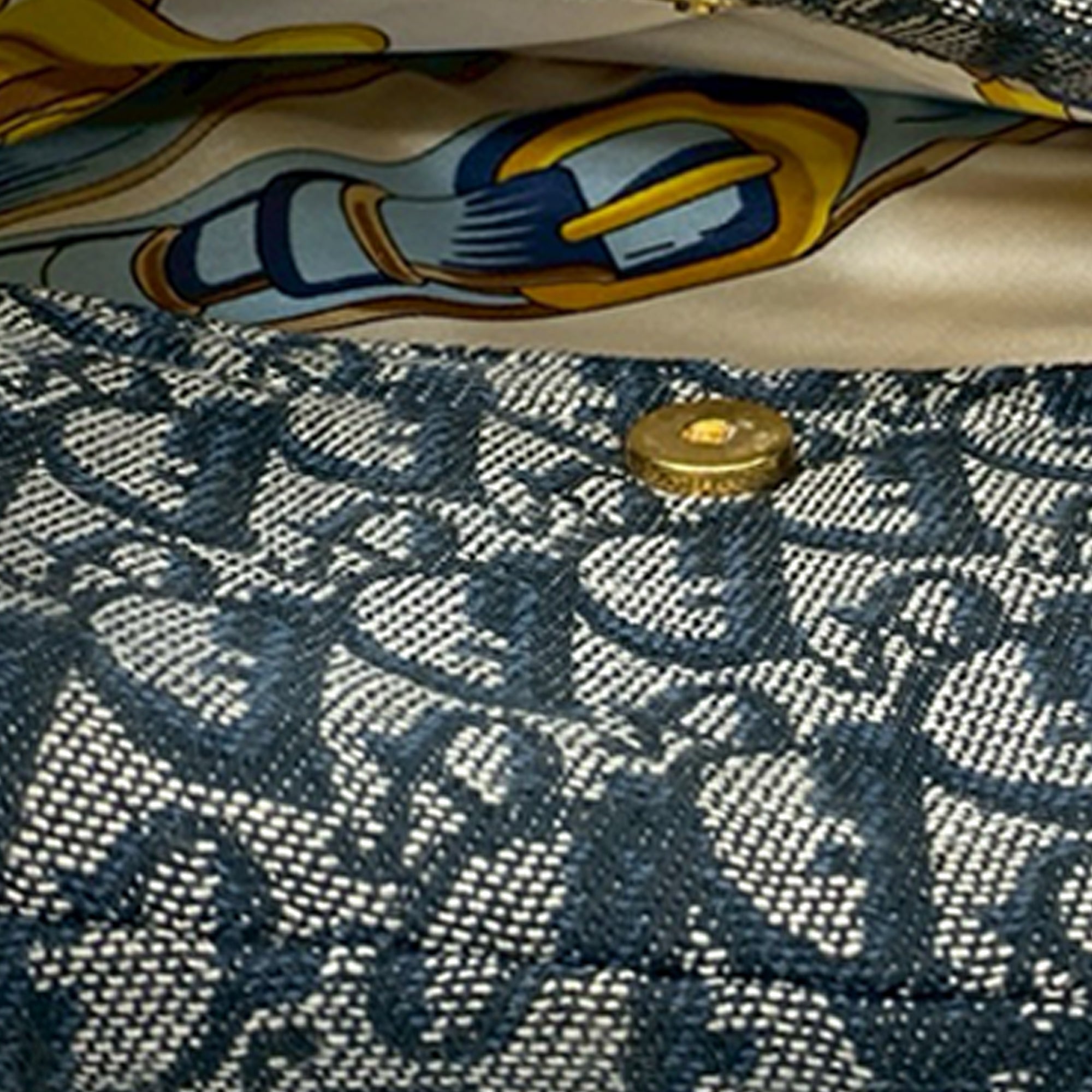 Dior Diorissimo Canvas Saddle Bag - image 5