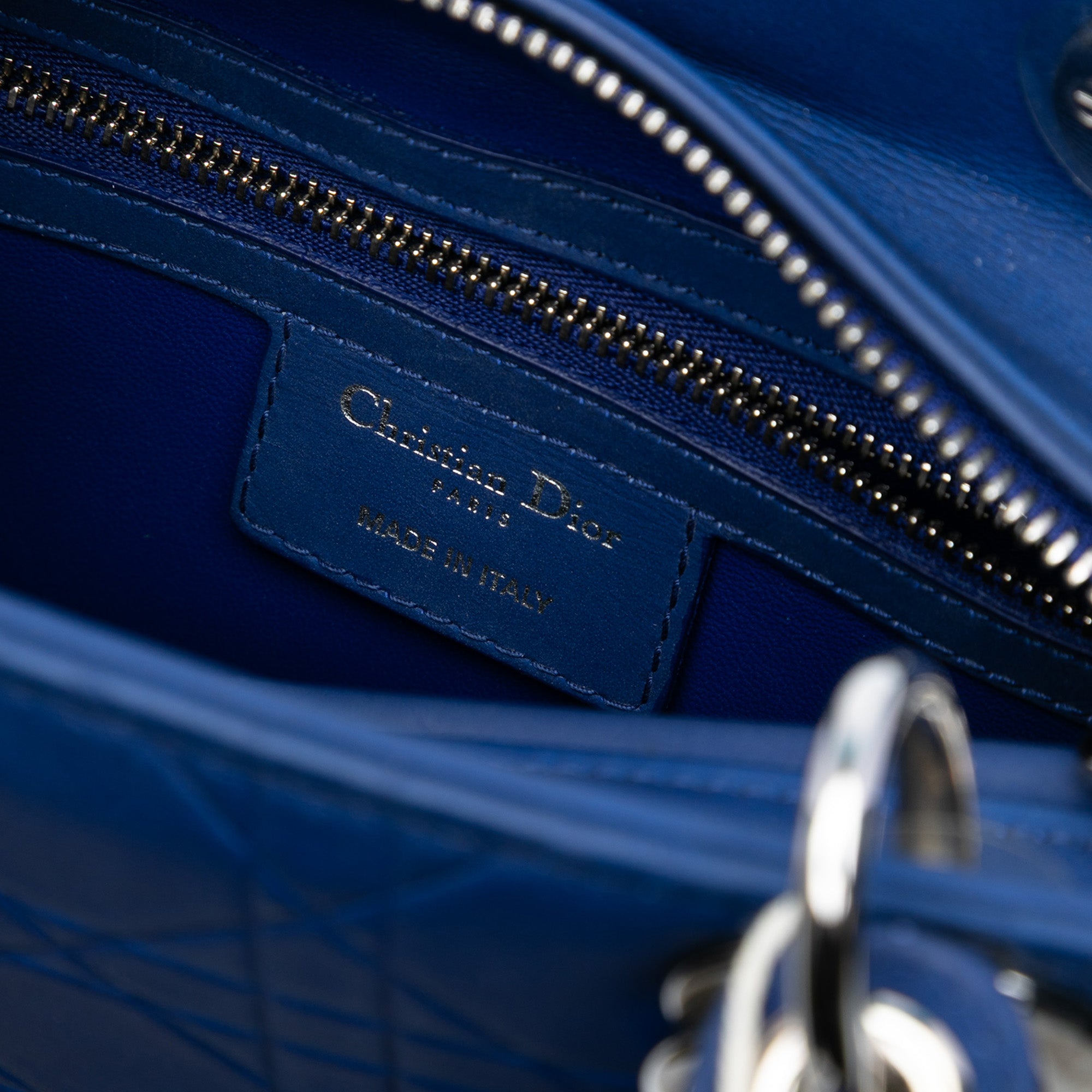 Dior Medium Lambskin Cannage Lady Dior - image 5