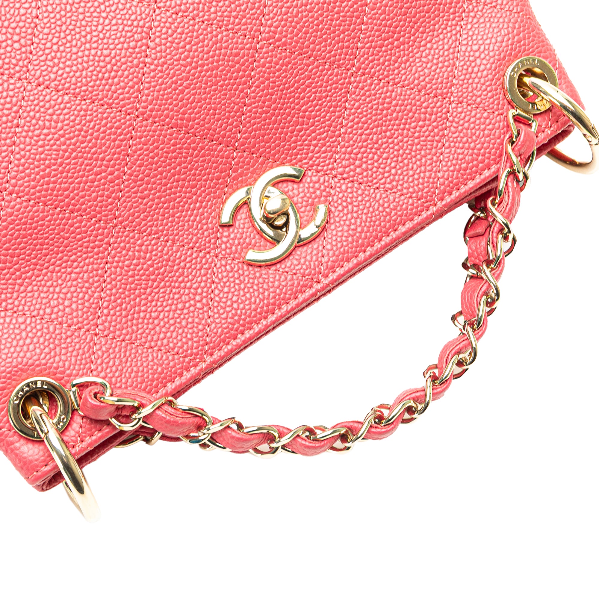 Chanel Small Quilted Caviar City Walk Hobo - image 8