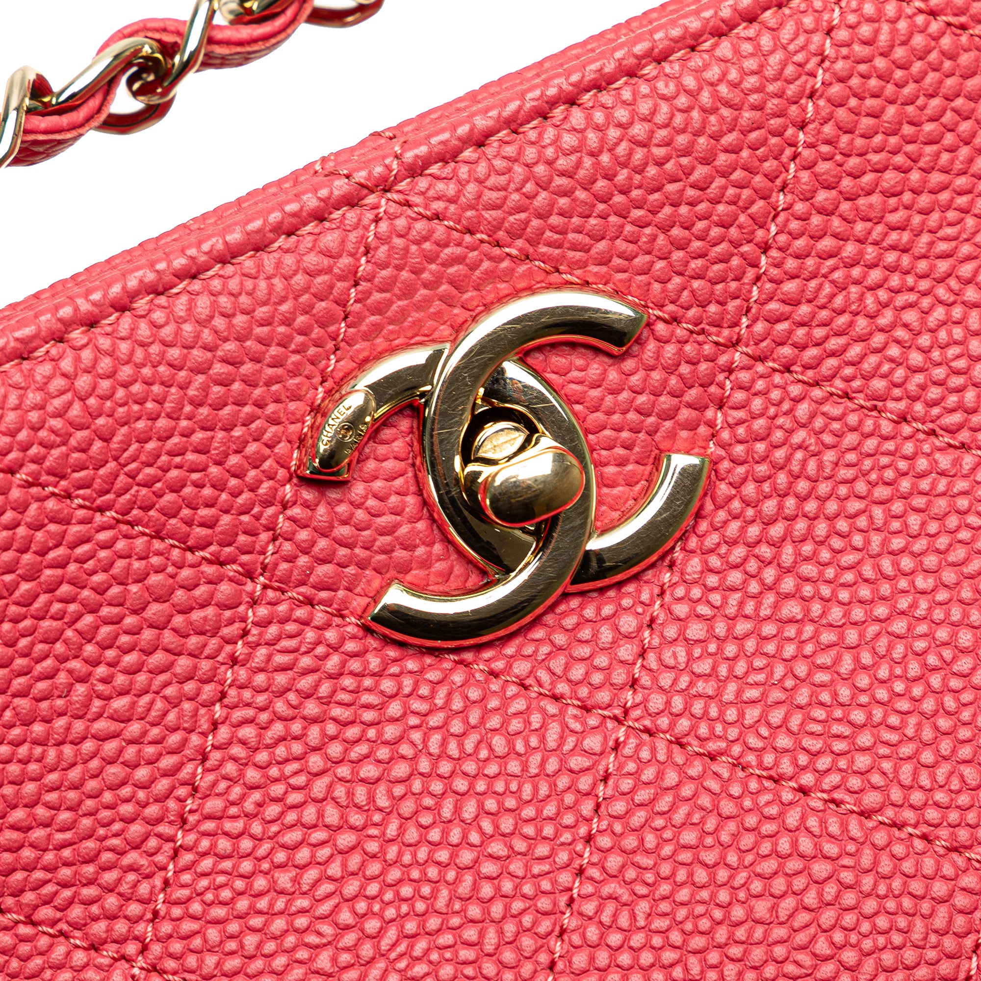Chanel Small Quilted Caviar City Walk Hobo - image 9