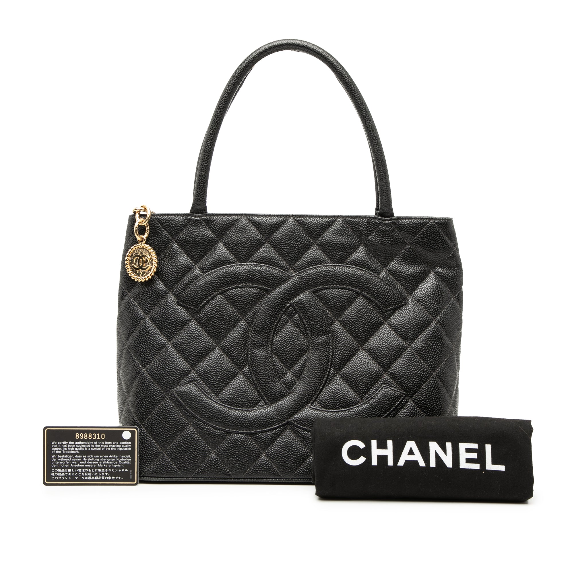 Chanel Caviar Medallion Tote - image 8