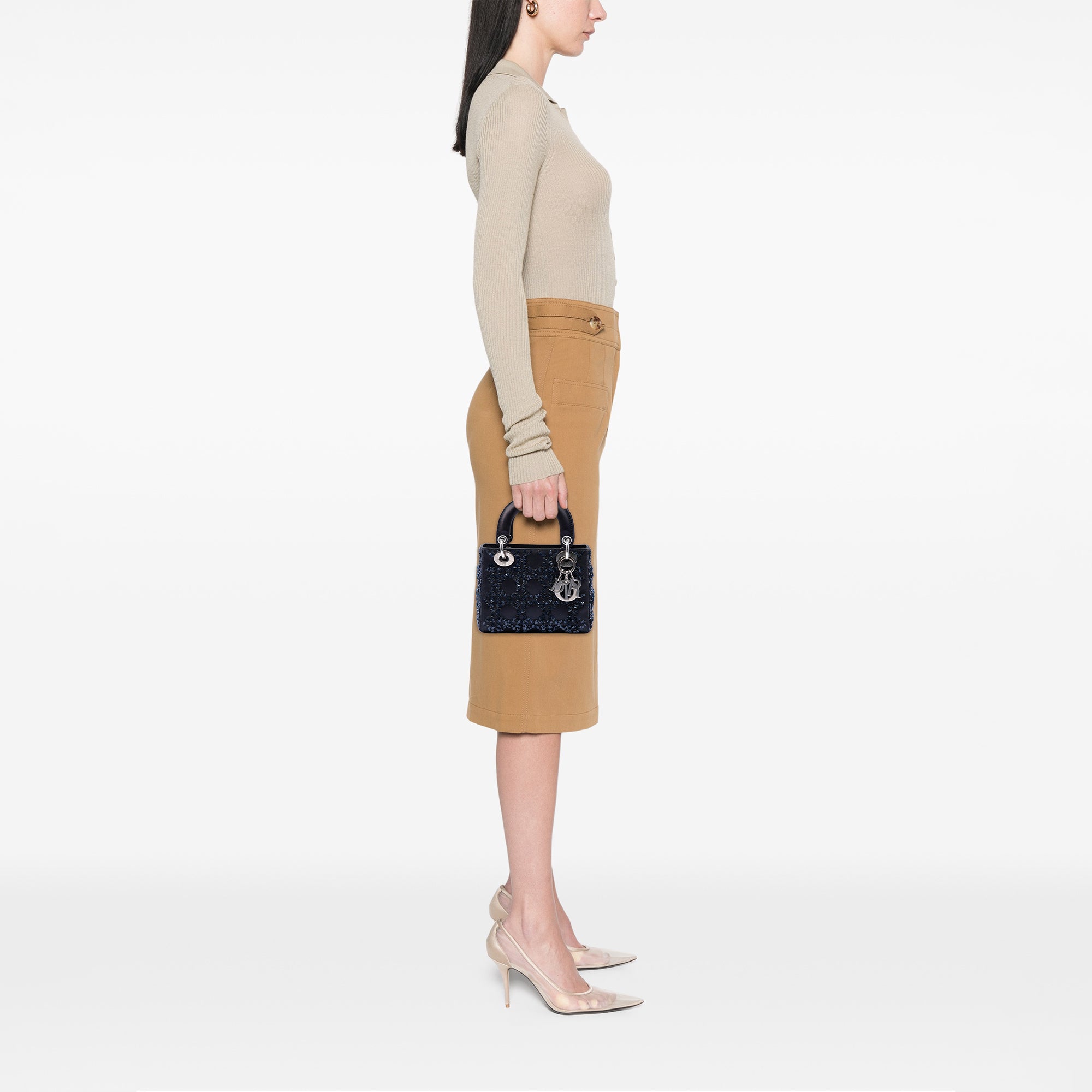 Dior Limited Edition Shanghai Mini Satin Sequin Embellished Lady Dior - image 6