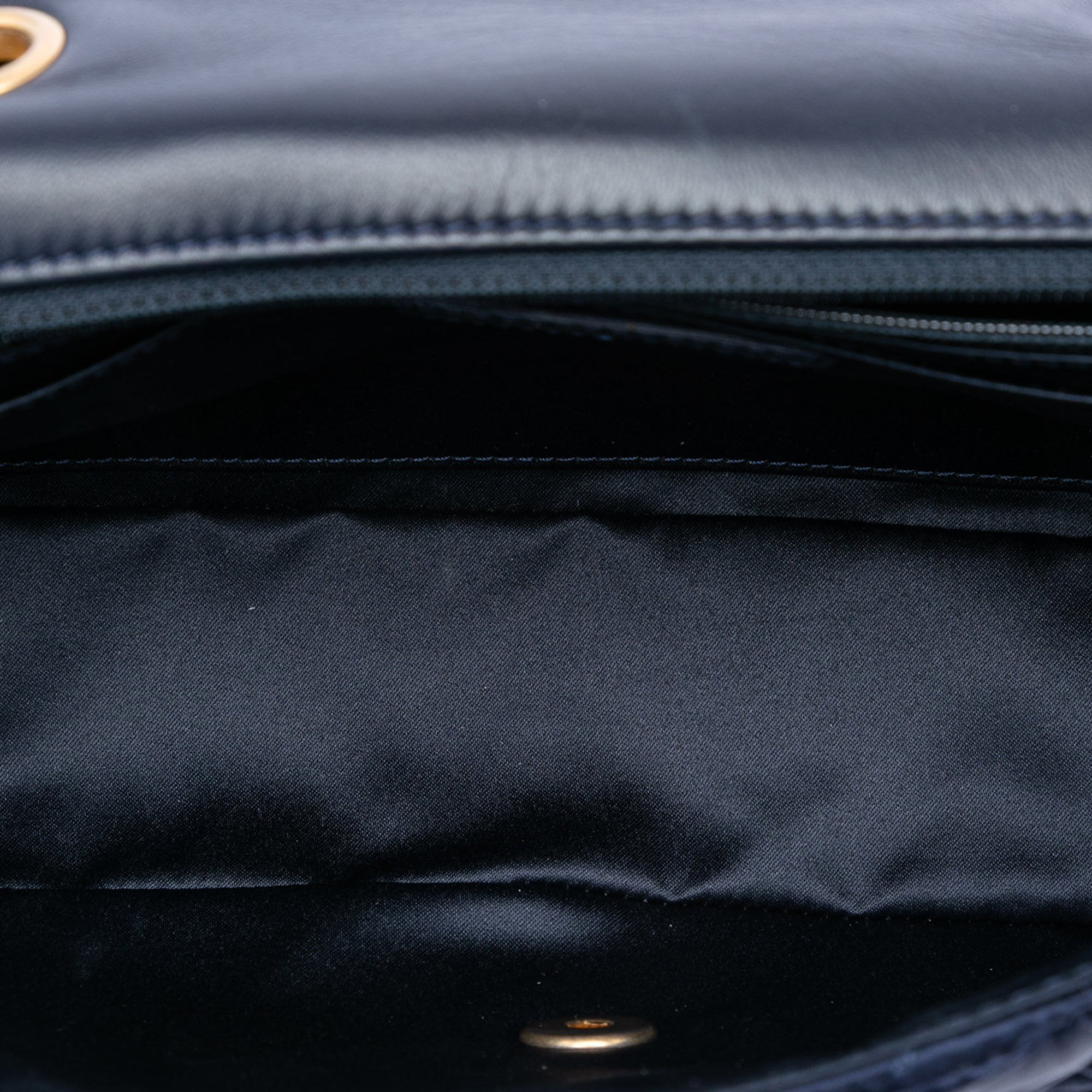 Chanel Medium Crumpled Satin Single Flap - image 4