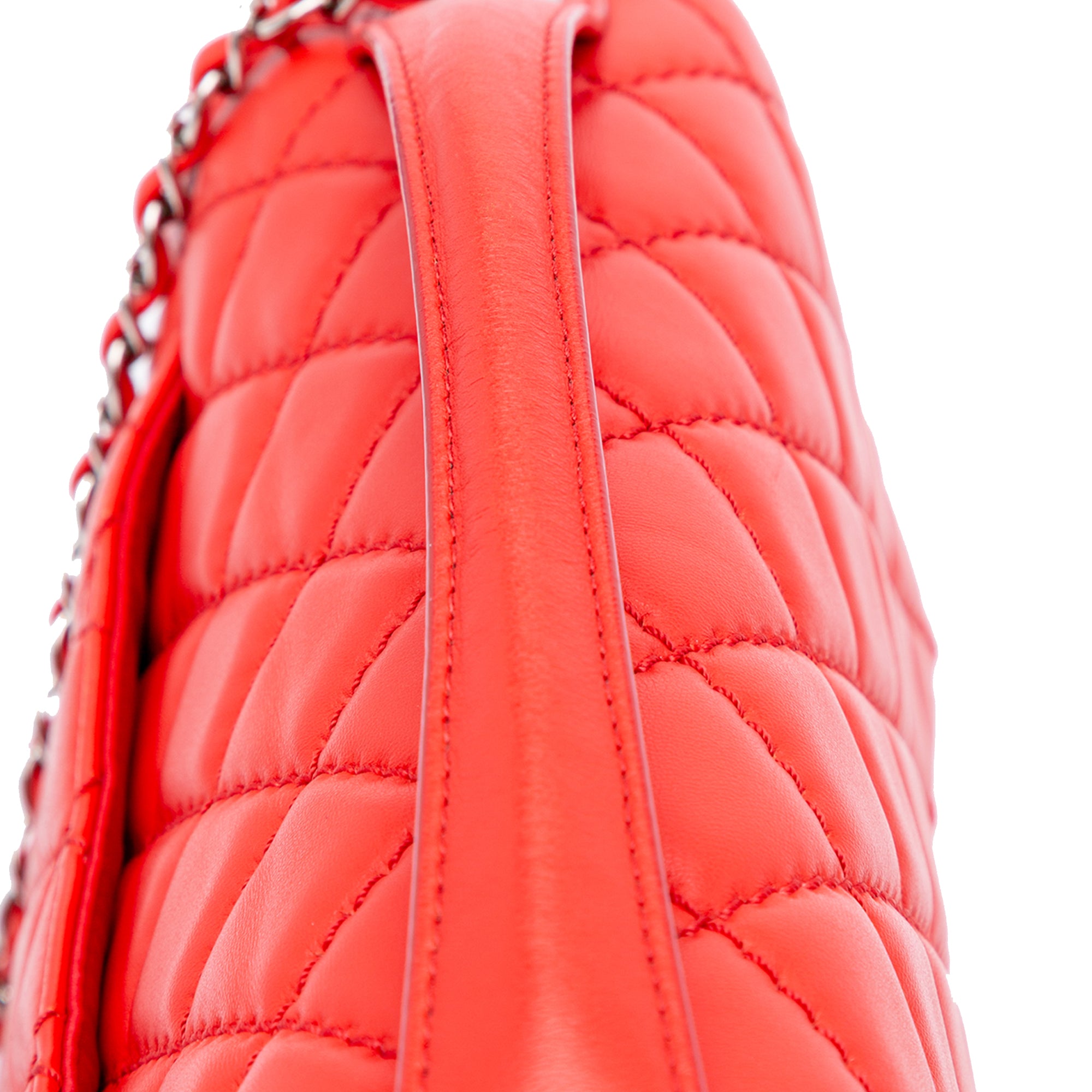 Chanel Jumbo Lambskin Easy Carry Flap Satchel - image 9