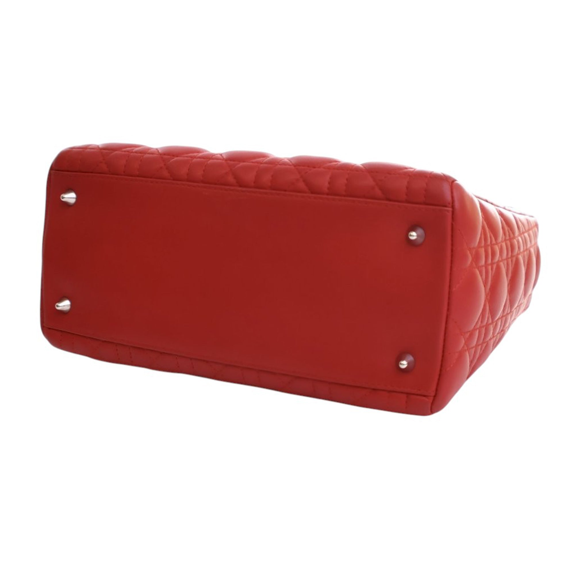 Dior Medium Lambskin Cannage Lady Dior - image 13