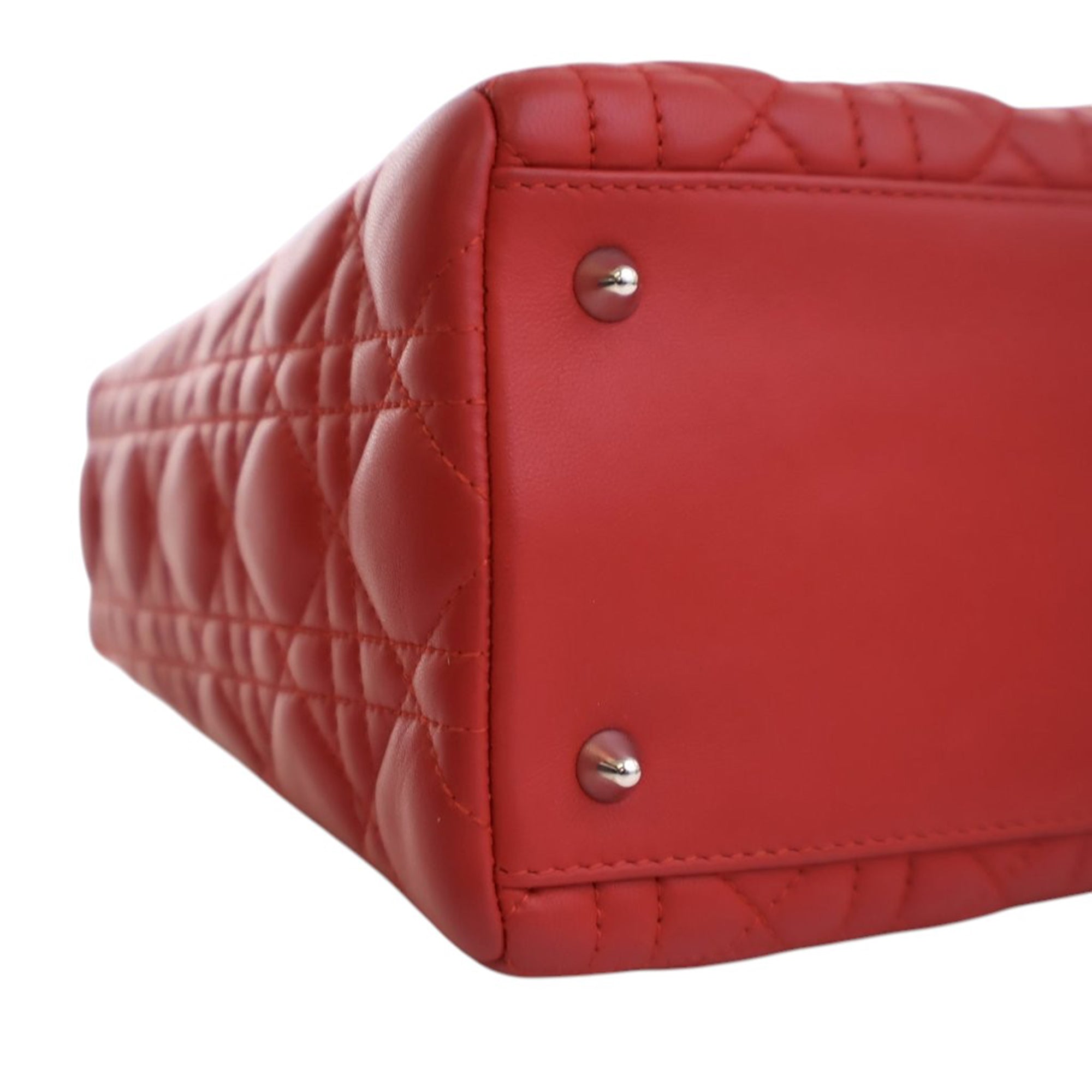 Dior Medium Lambskin Cannage Lady Dior - image 14