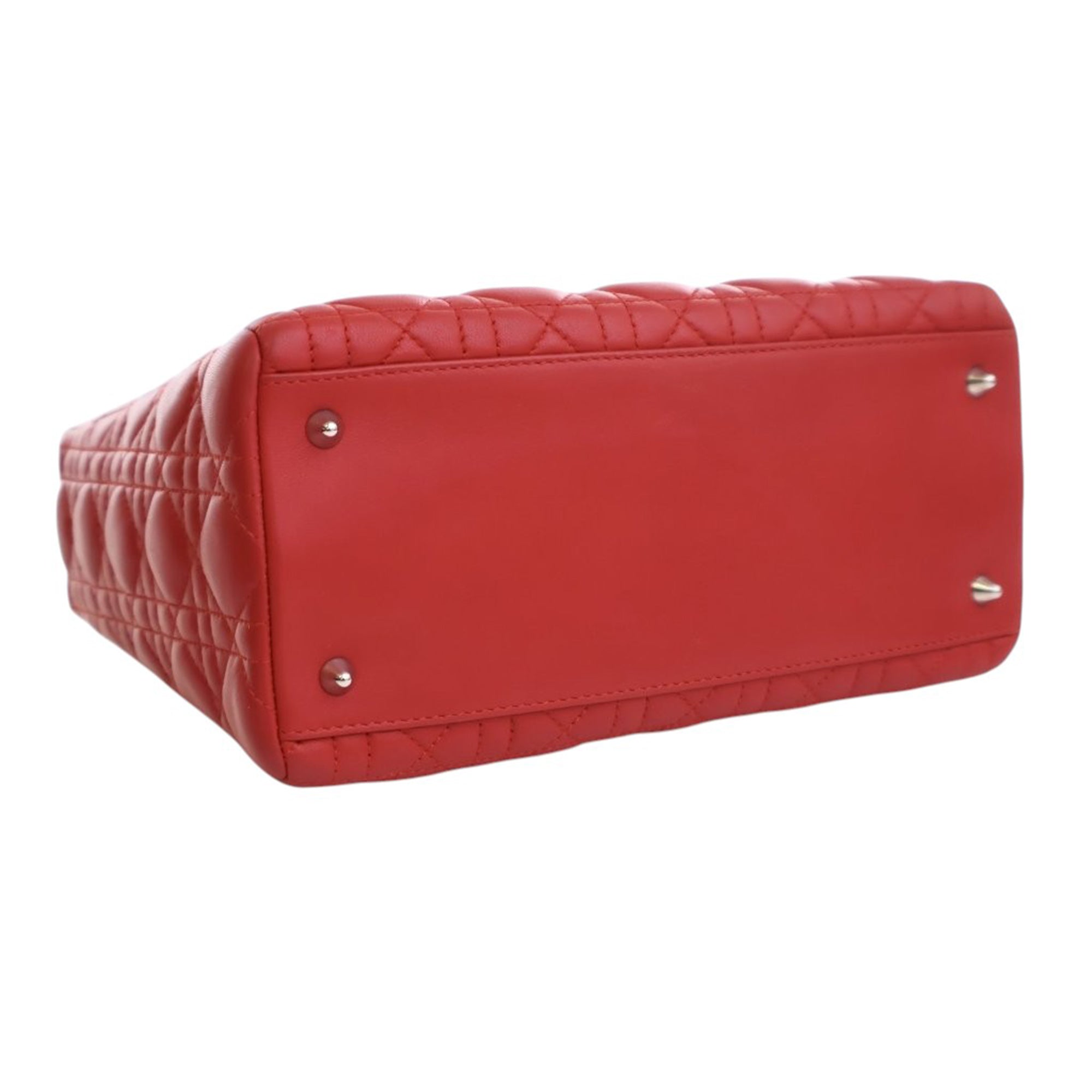 Dior Medium Lambskin Cannage Lady Dior - image 15