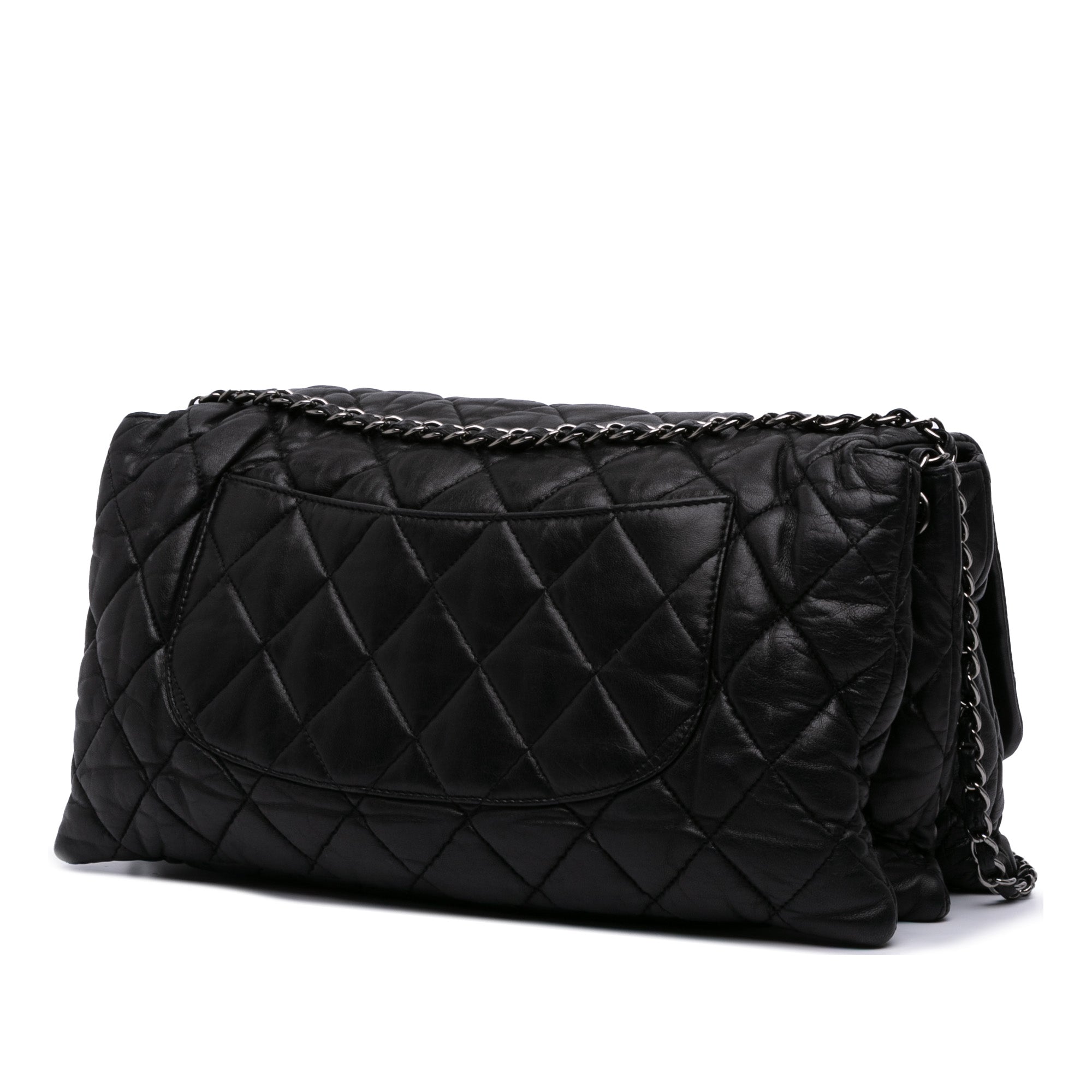Chanel Maxi Quilted Lambskin 3 Flap - image 2