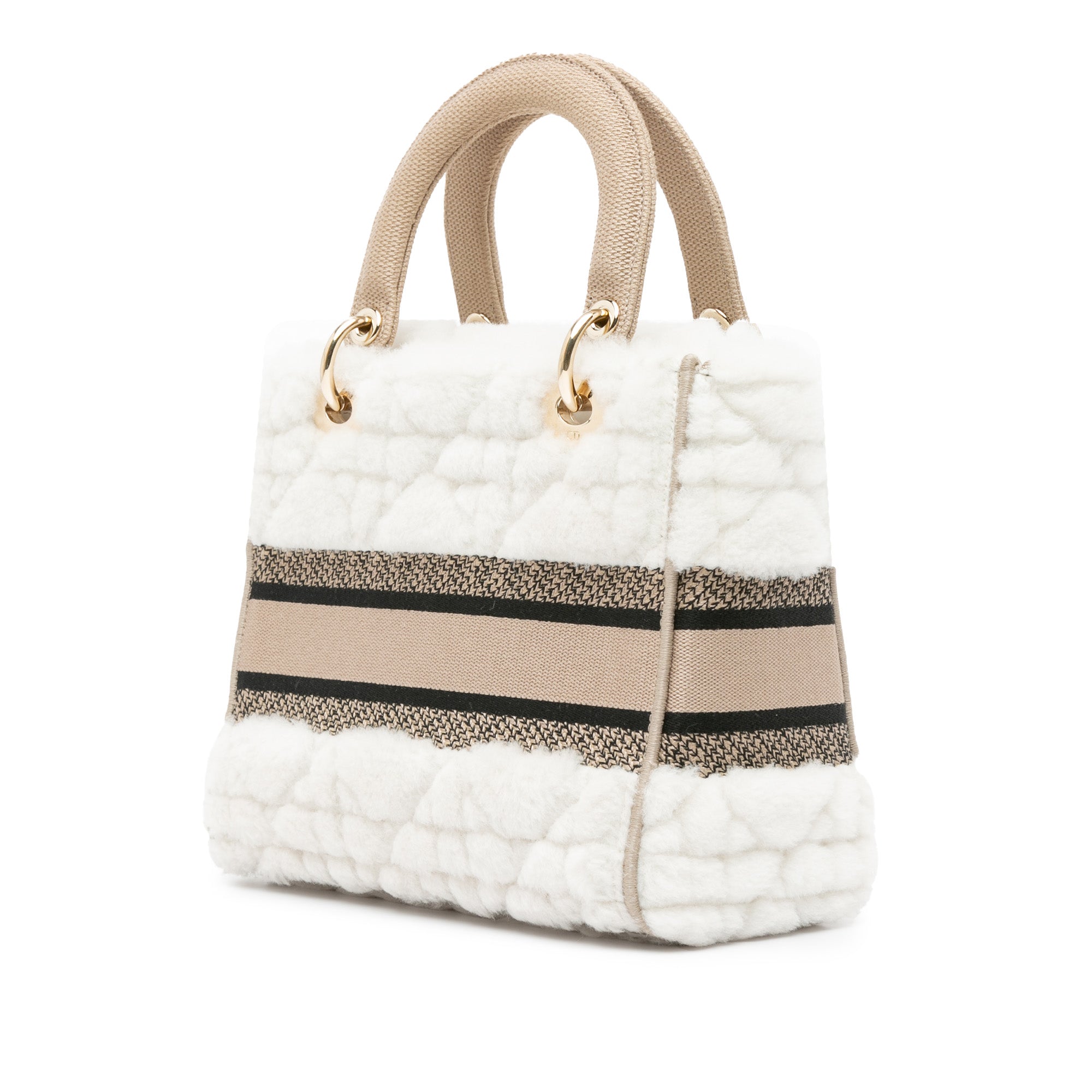 Dior Medium Shearling Cannage Lady D Lite - image 2
