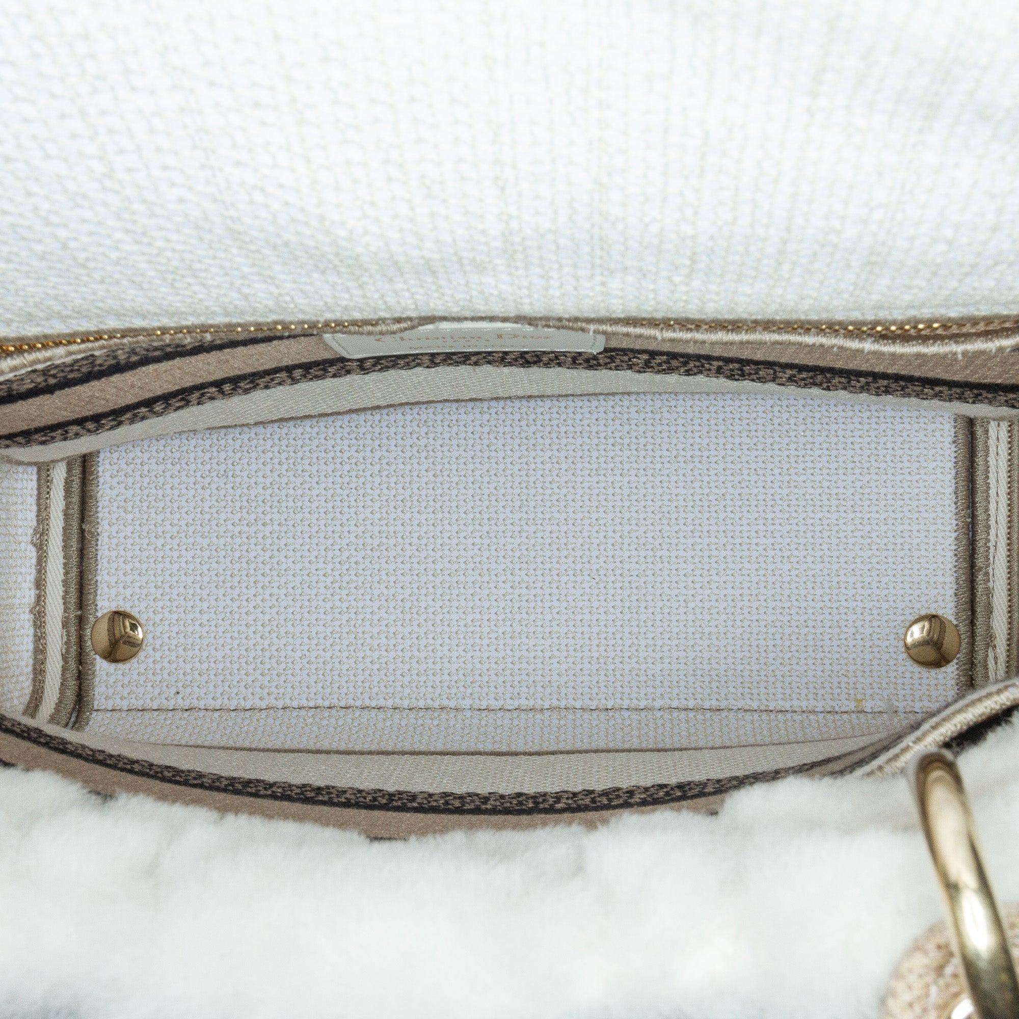 Dior Medium Shearling Cannage Lady D Lite - image 4