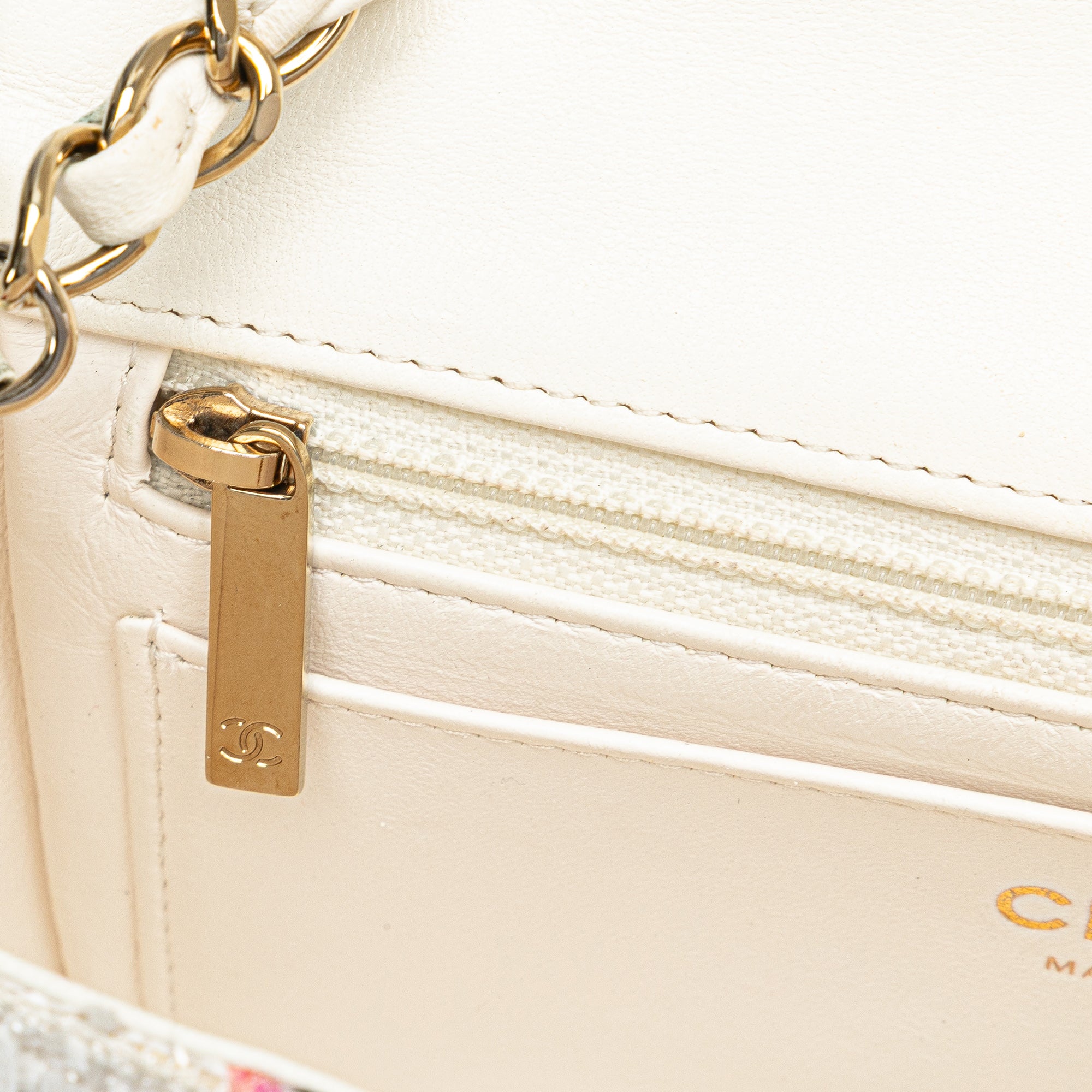 Chanel Mini Rectangular Tweed Sequin Single Flap - image 10