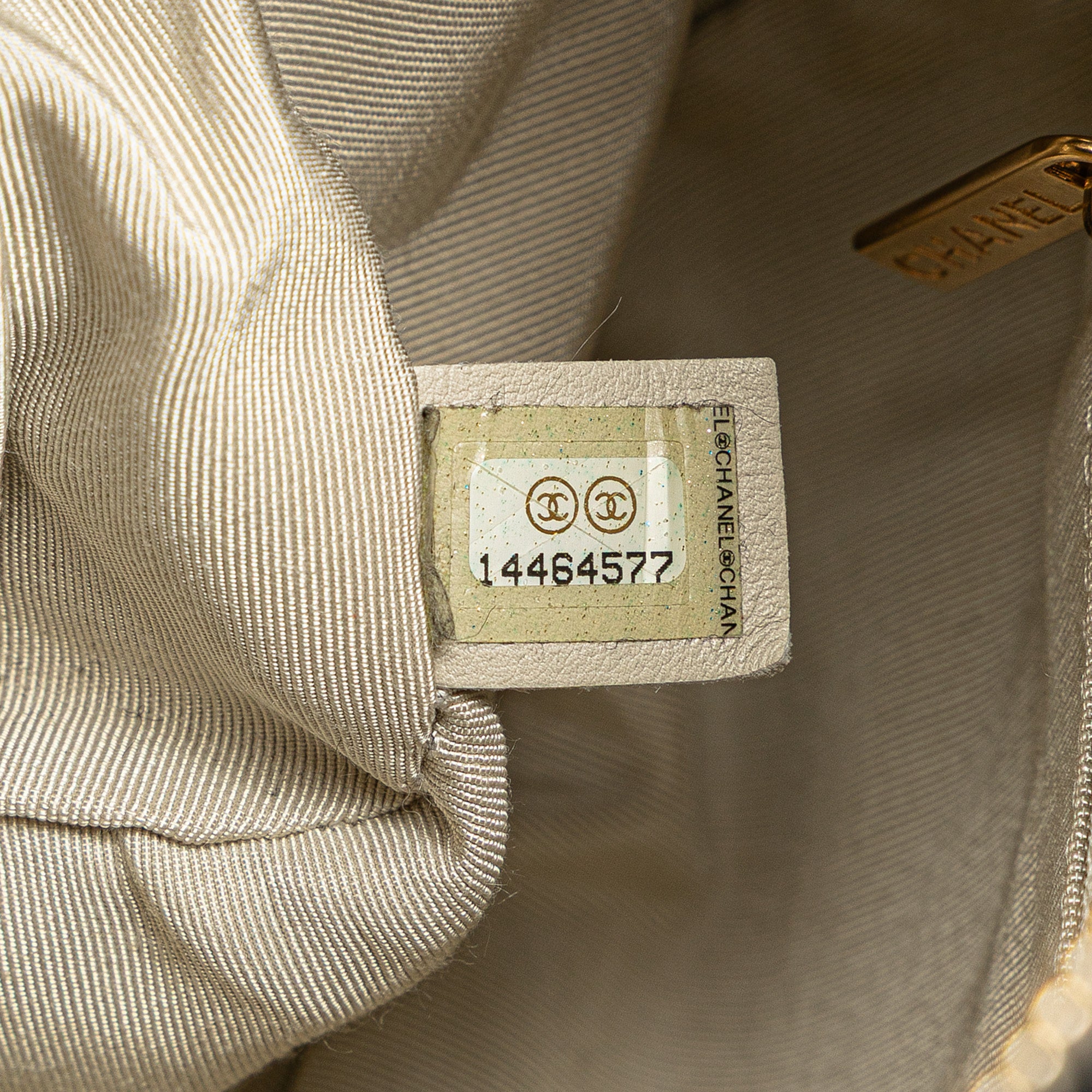 Chanel CC Quilted Lambskin Tweedy Bowler Bag - image 6