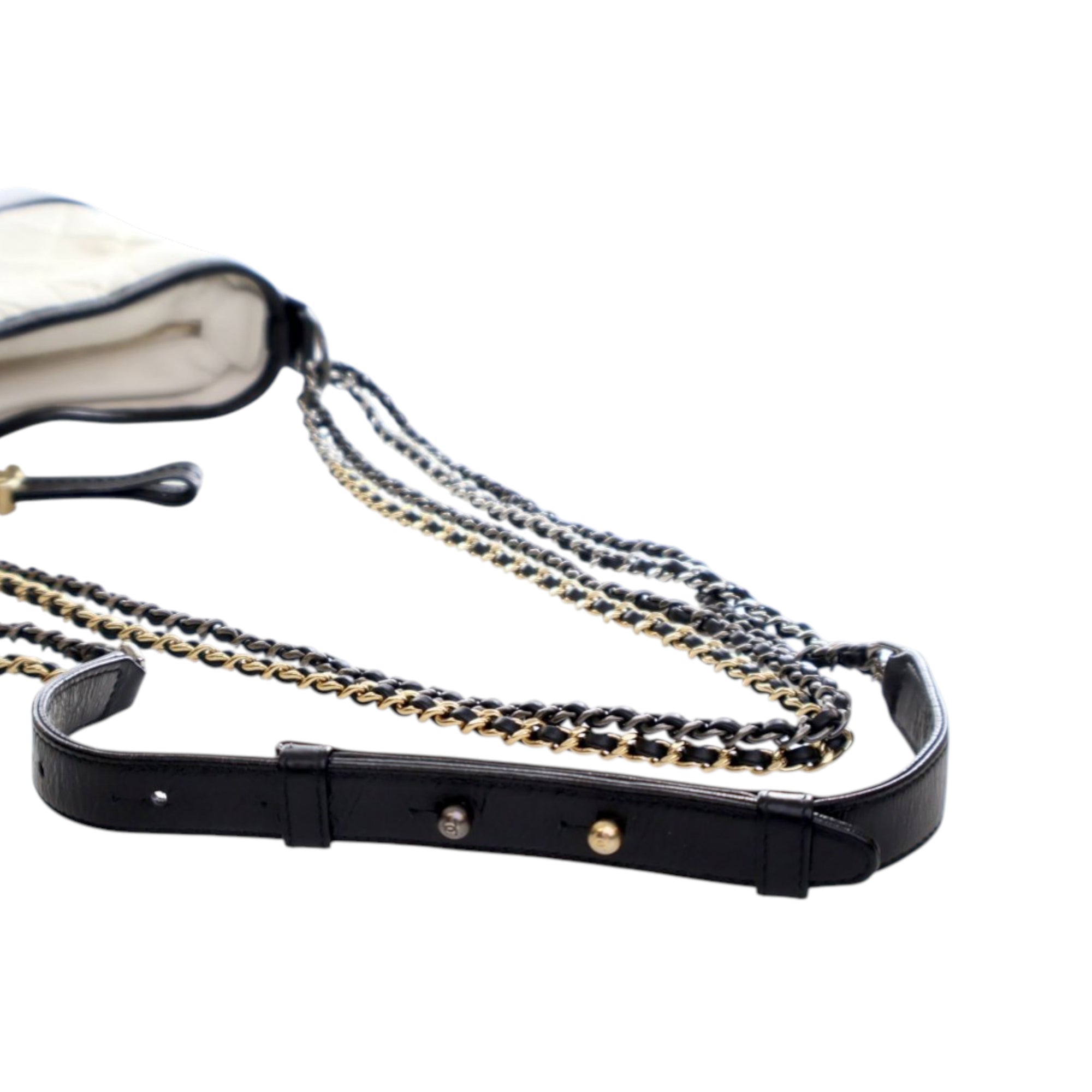 Chanel Small Bicolor Aged Calfskin Gabrielle Crossbody - image 12