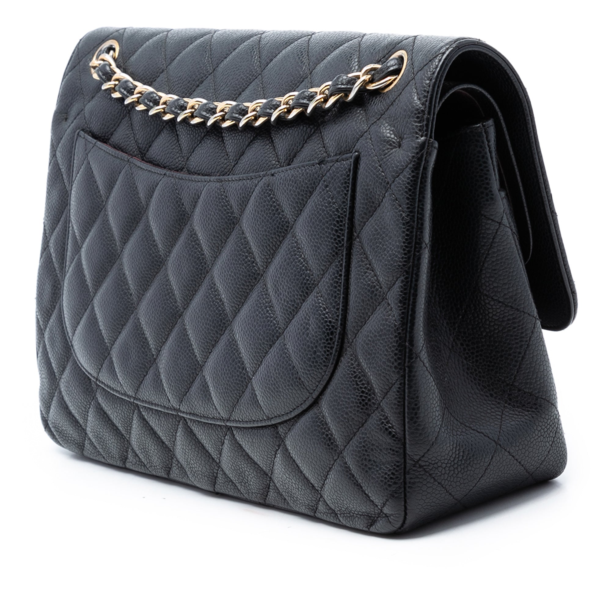 Chanel Jumbo Classic Caviar Double Flap - image 2