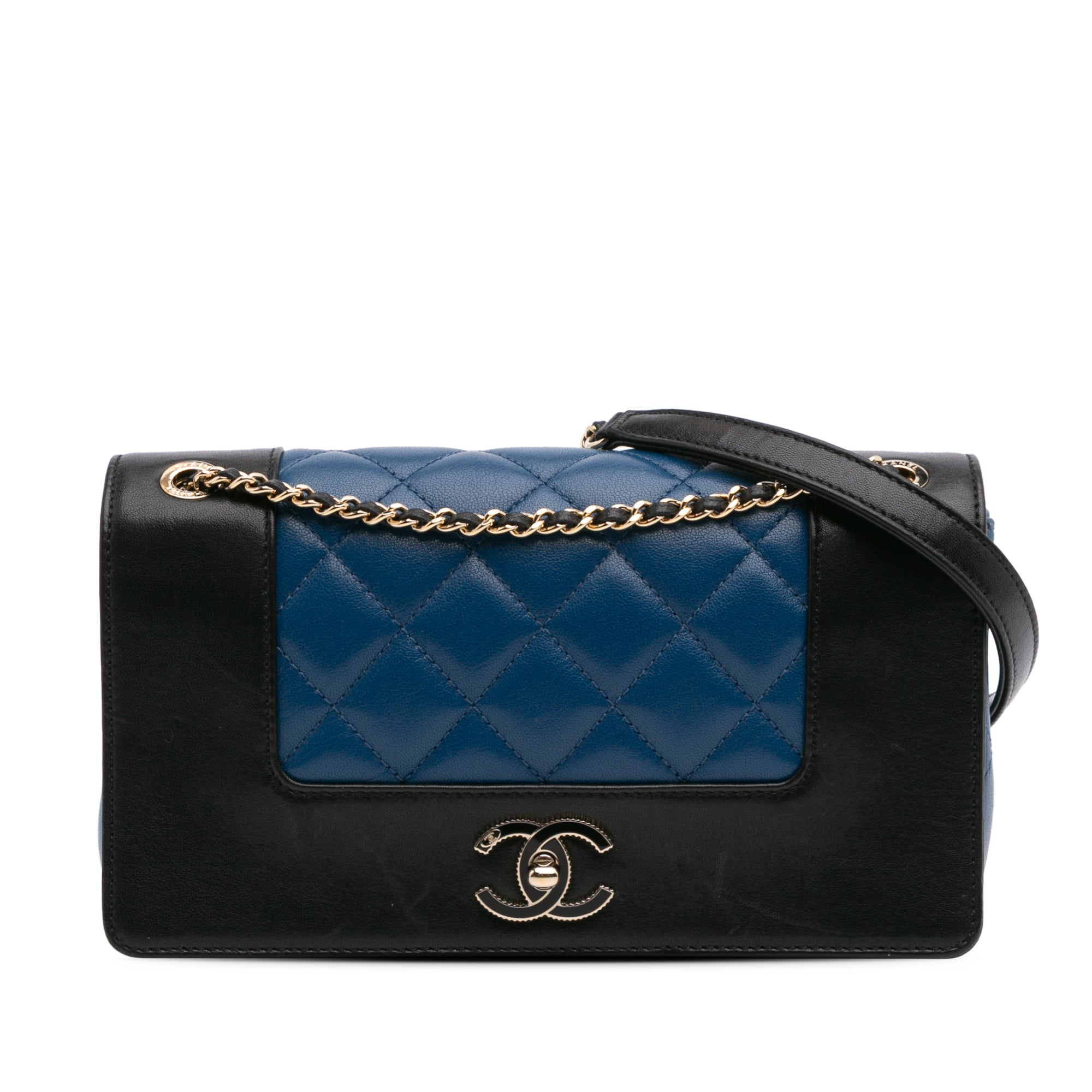 Chanel Small Bicolor Lambskin Mademoiselle Flap - image 1