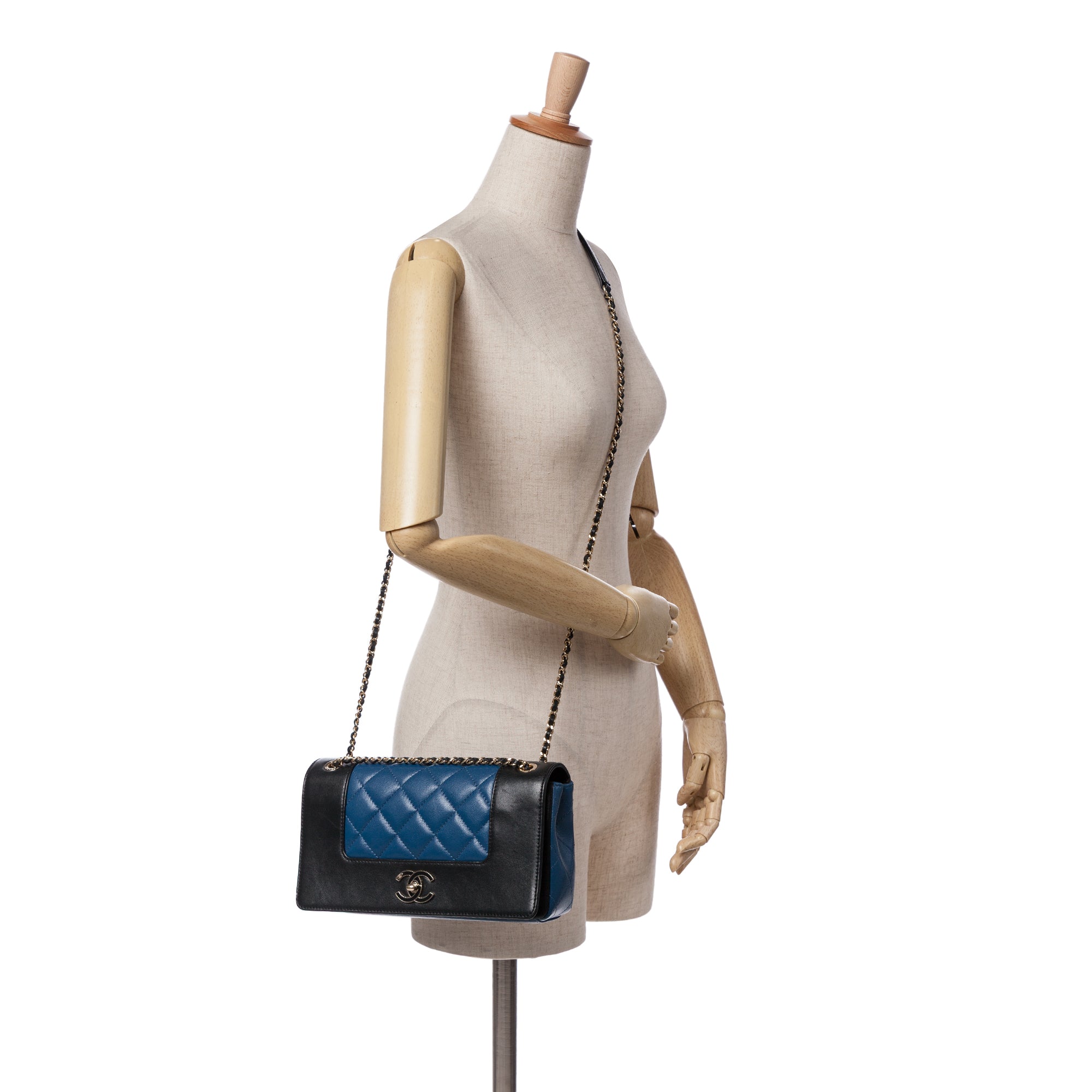 Chanel Small Bicolor Lambskin Mademoiselle Flap - image 9