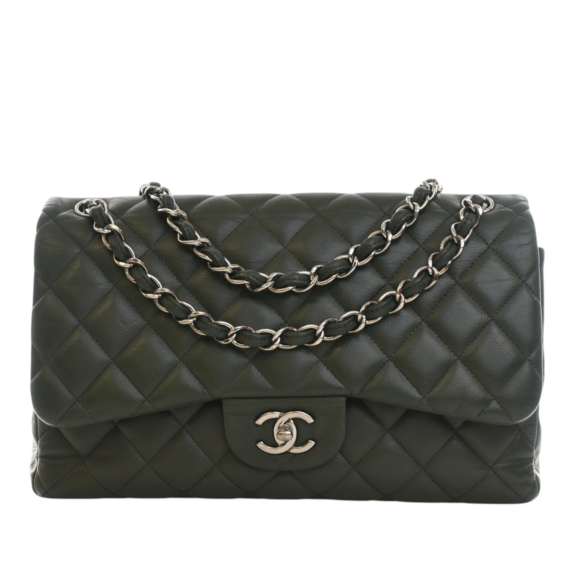 Chanel Jumbo Classic Caviar Double Flap - image 1