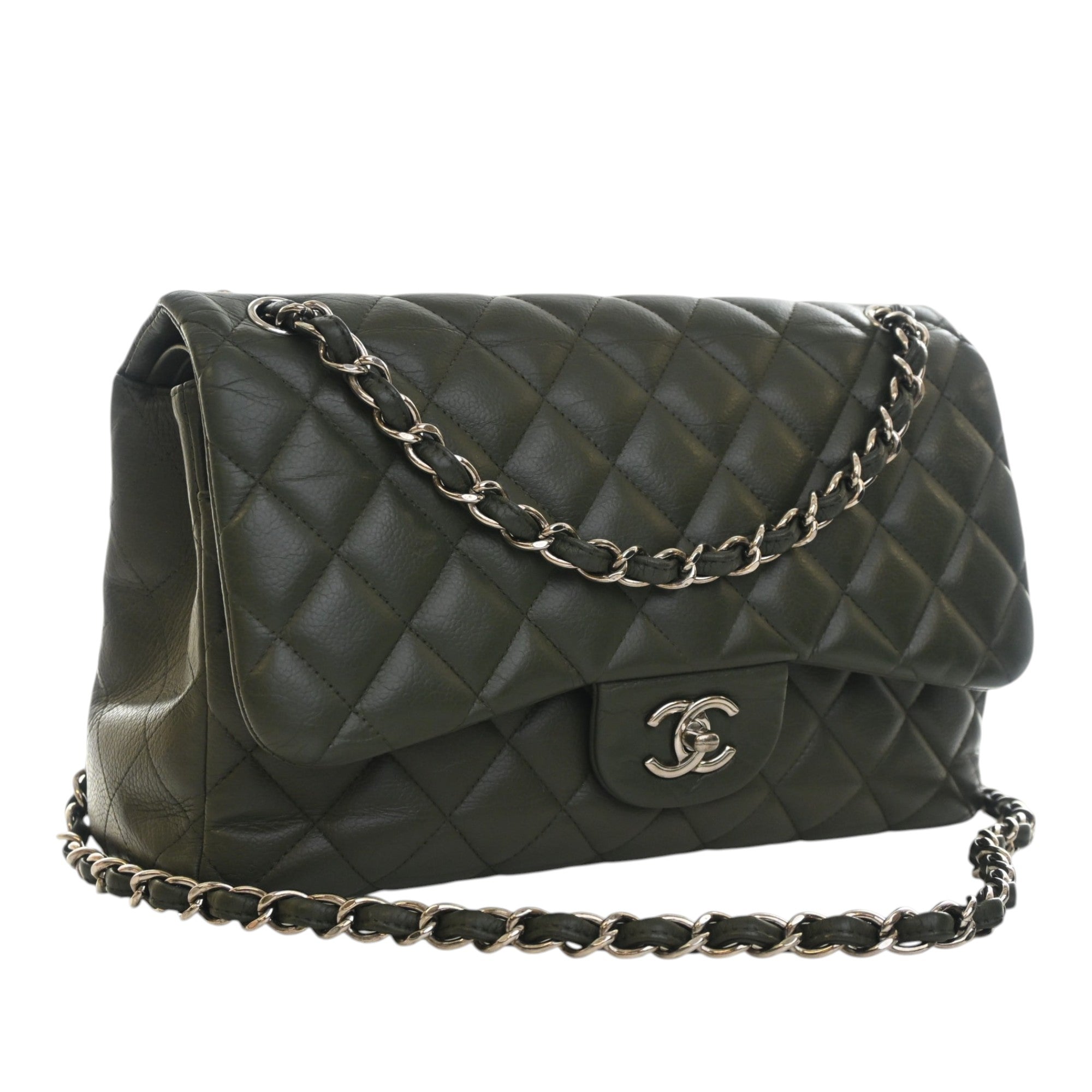Chanel Jumbo Classic Caviar Double Flap - image 2