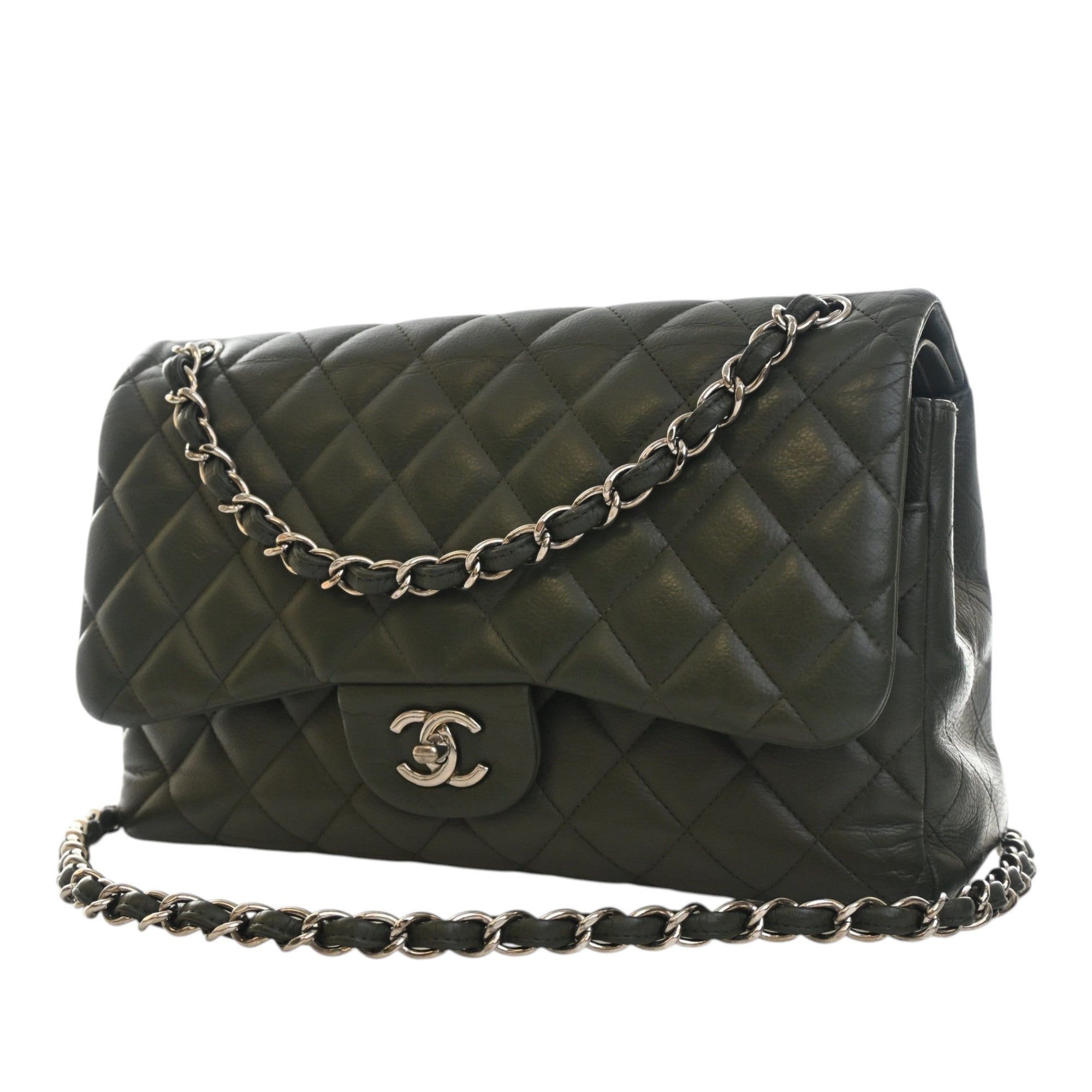 Chanel Jumbo Classic Caviar Double Flap - image 3