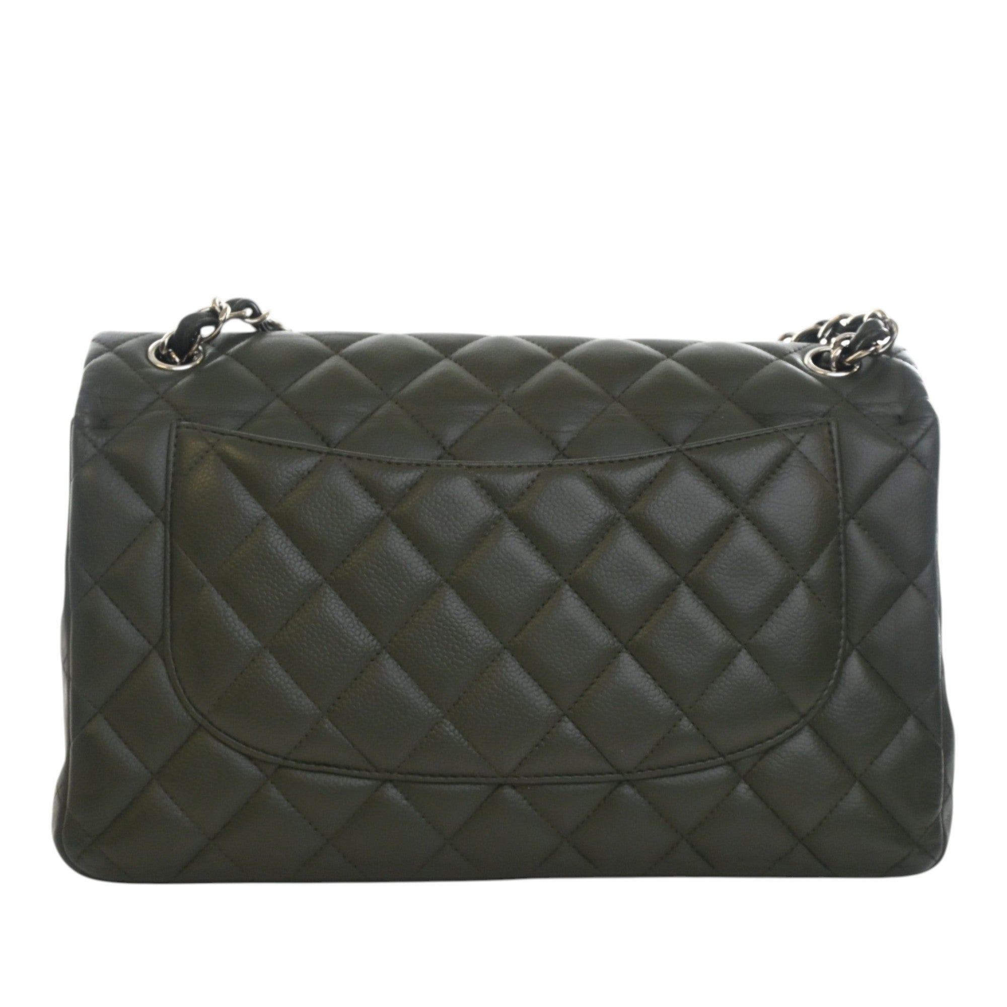 Chanel Jumbo Classic Caviar Double Flap - image 4