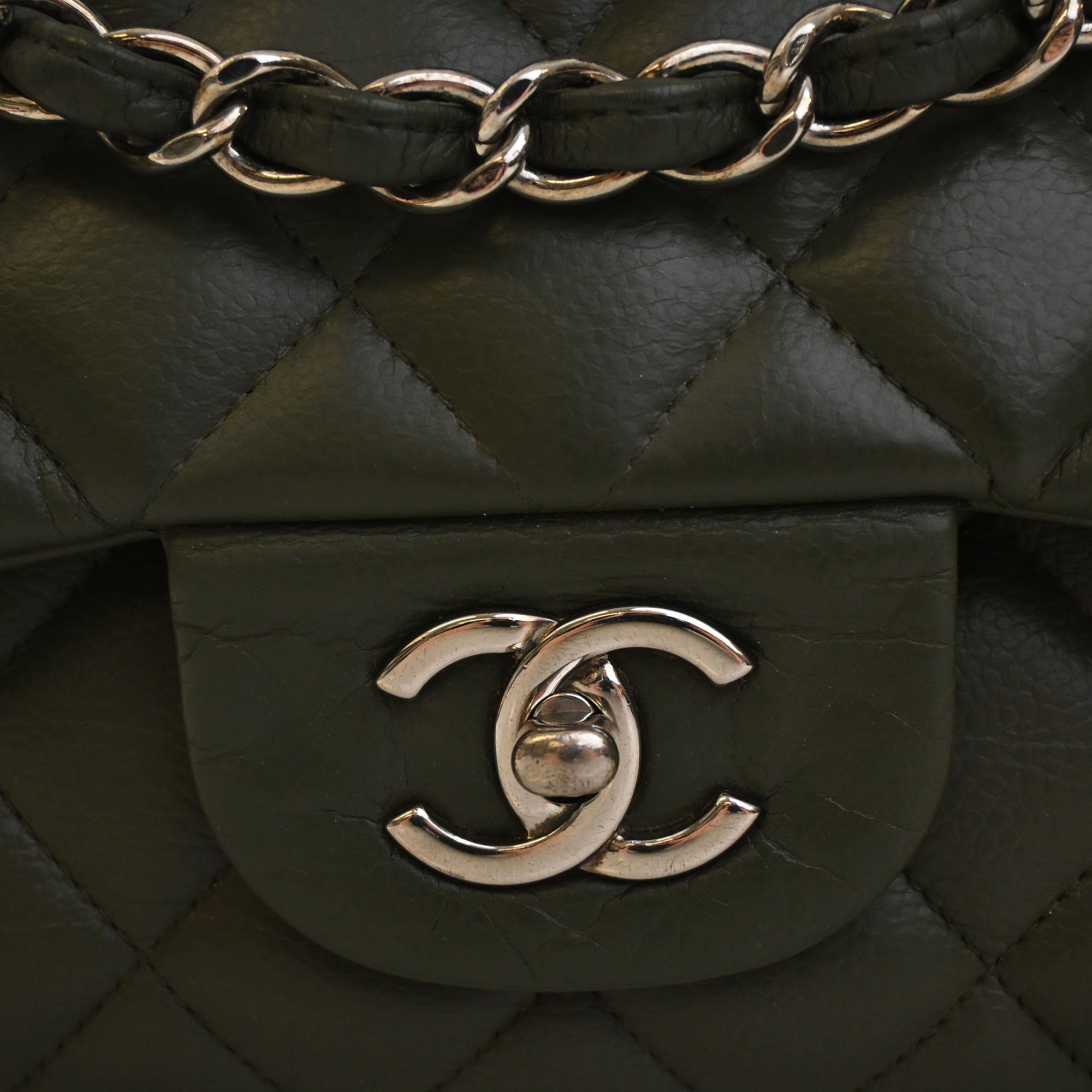 Chanel Jumbo Classic Caviar Double Flap - image 8