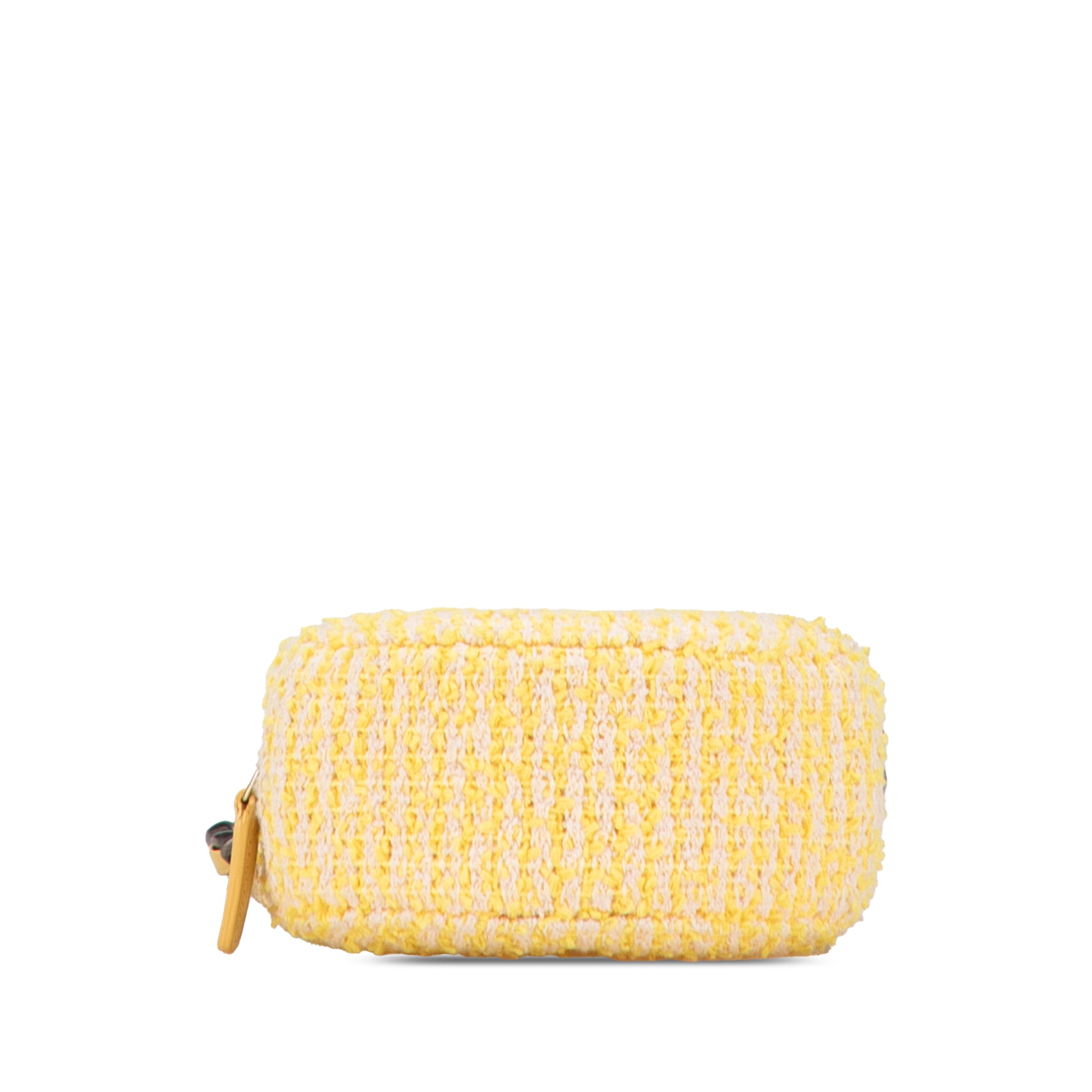 Chanel Tweed 19 Round Clutch with Chain - image 3
