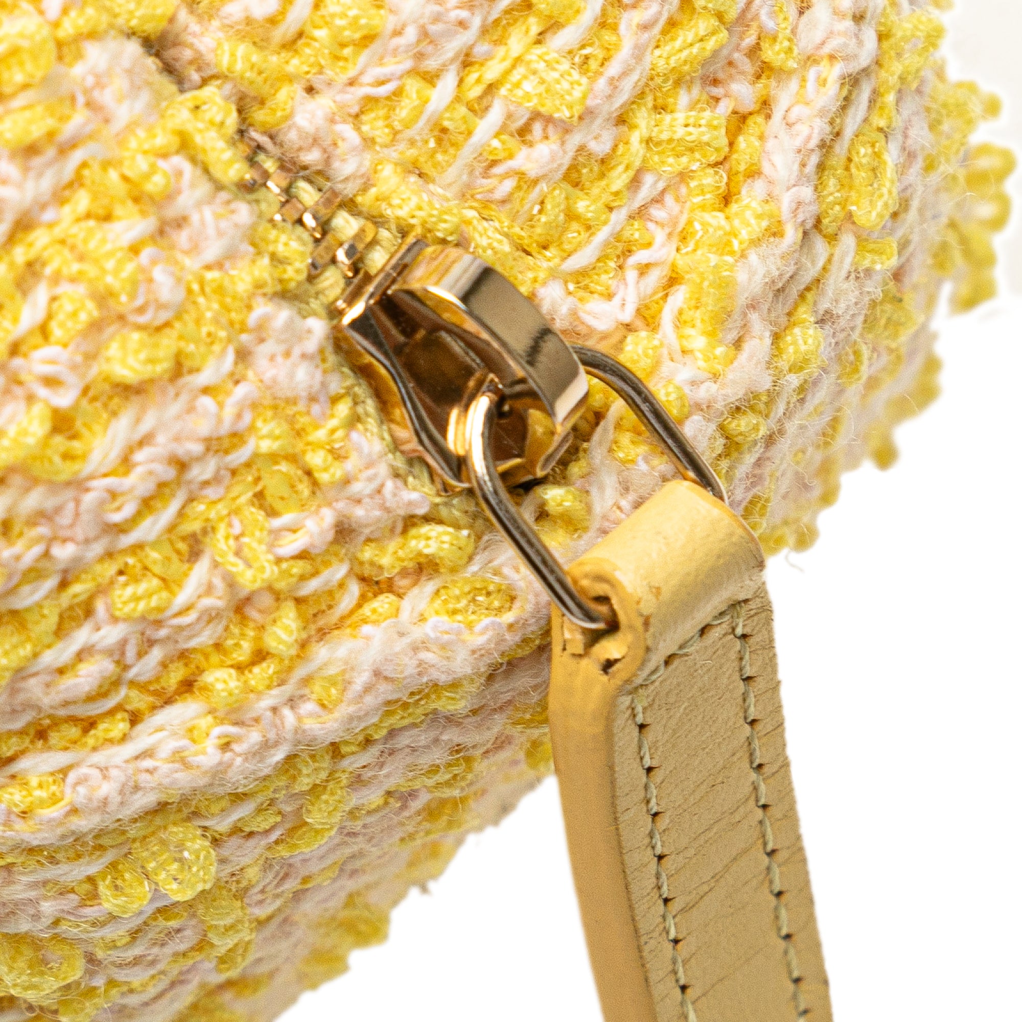 Chanel Tweed 19 Round Clutch with Chain - image 7
