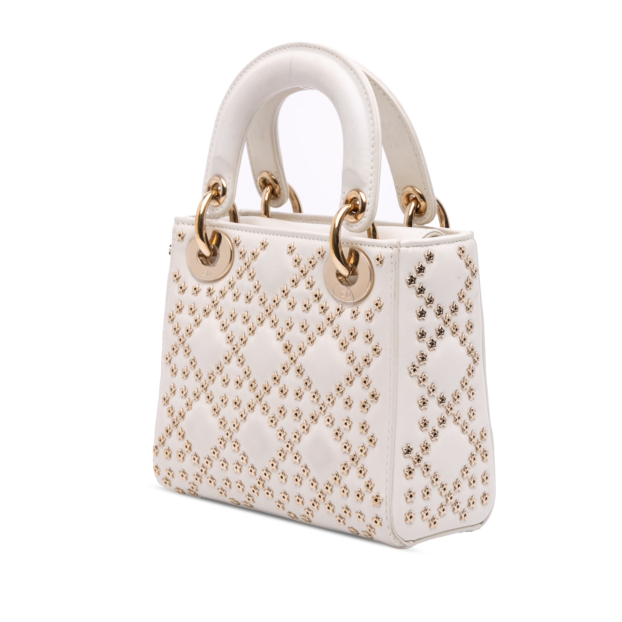 Dior Mini Lambskin Cannage Lucky Star Studded Lady Dior - image 2
