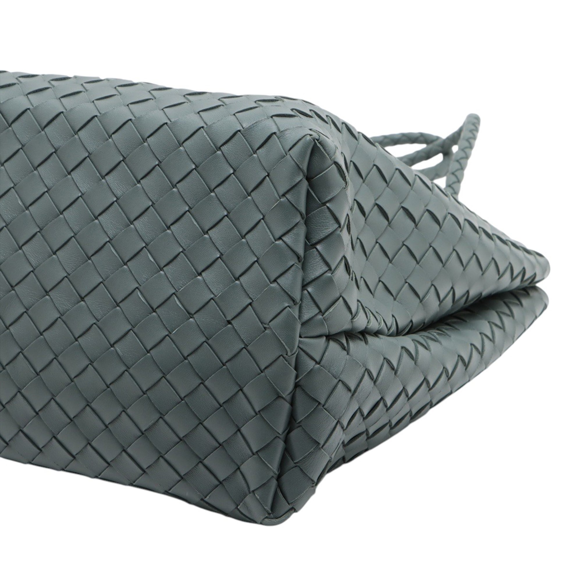 Bottega Veneta Large Lambskin Intrecciato Andiamo Satchel - image 7