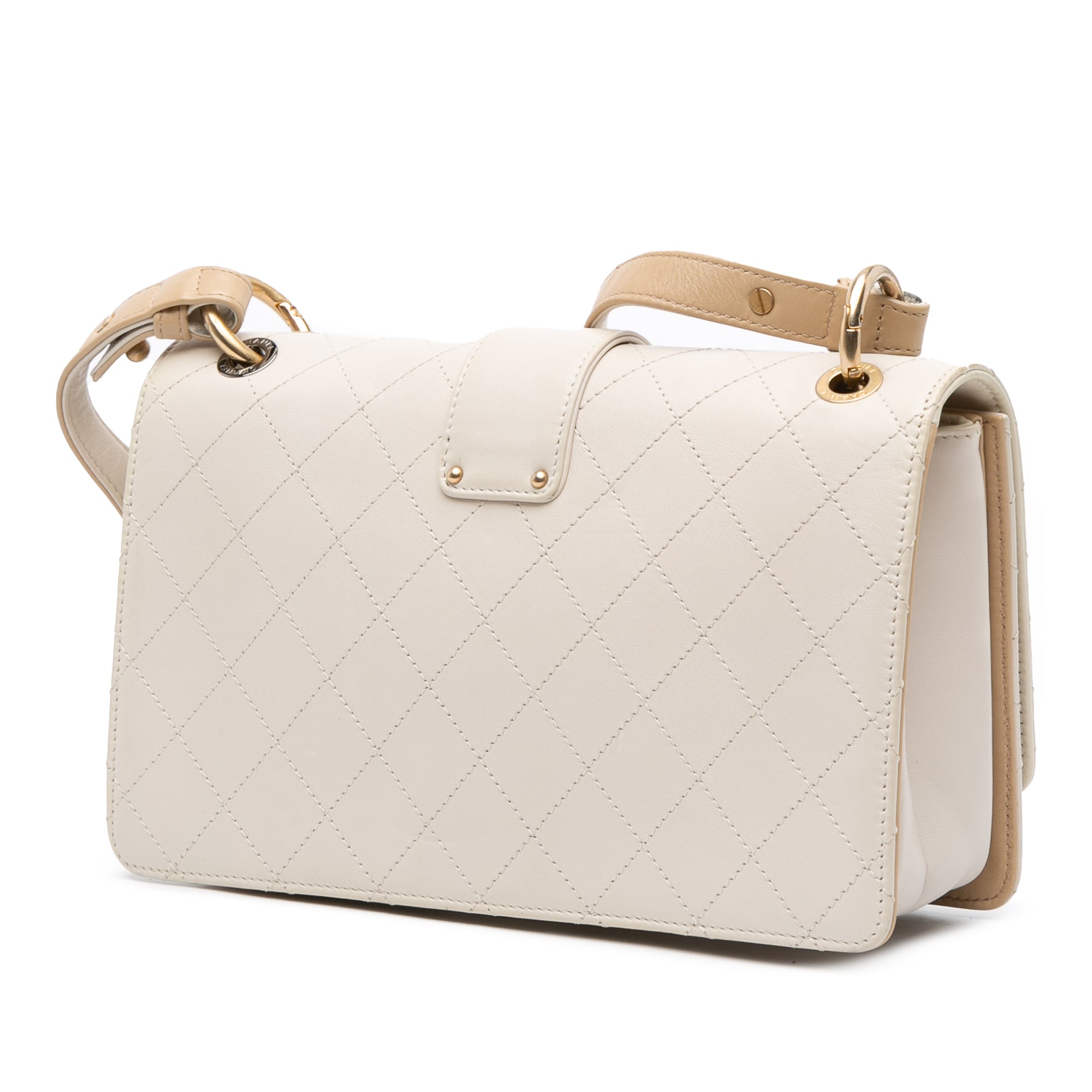 Chanel CC Stitched Calfskin Chain Flap - image 2