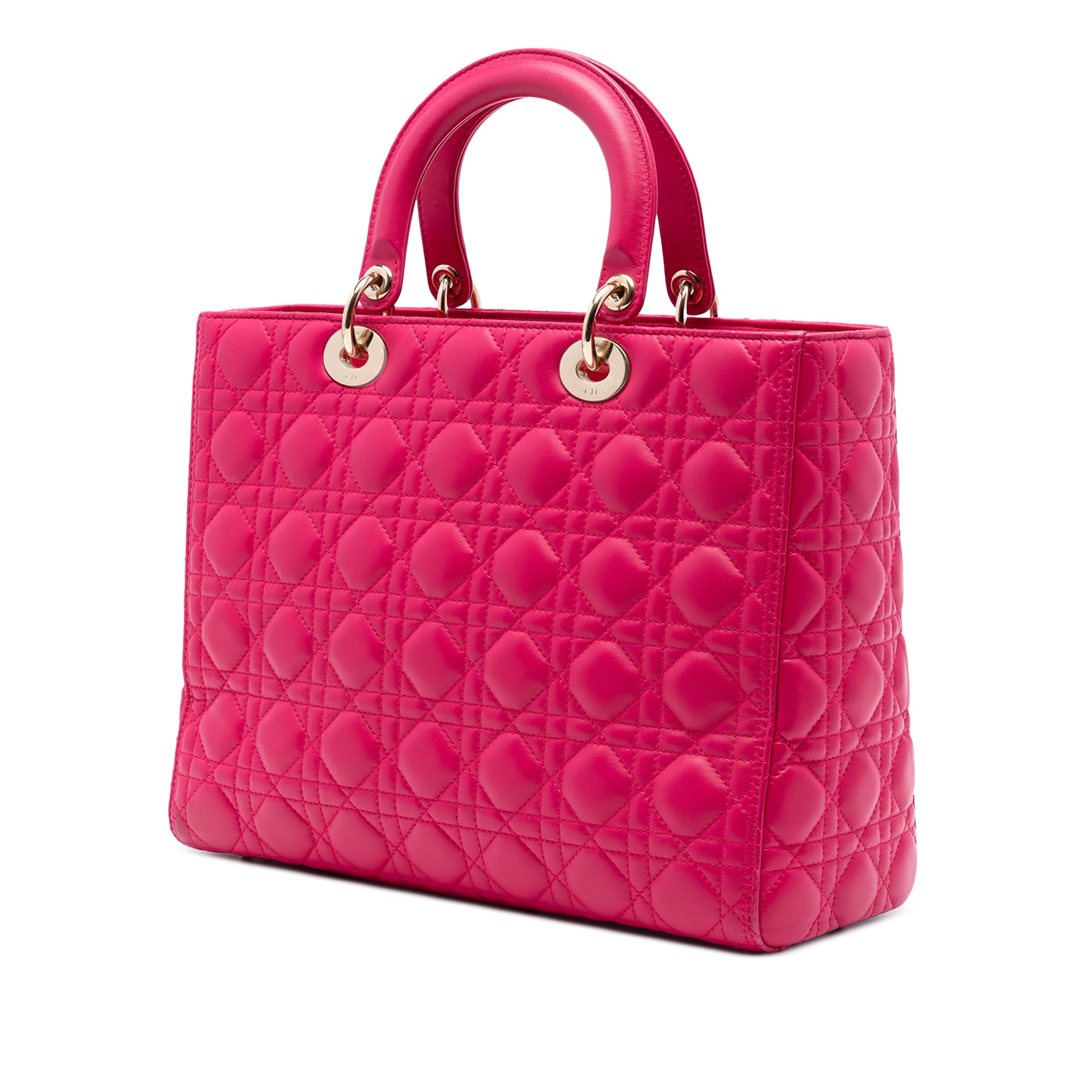 Dior Large Lambskin Cannage Lady Dior - image 2