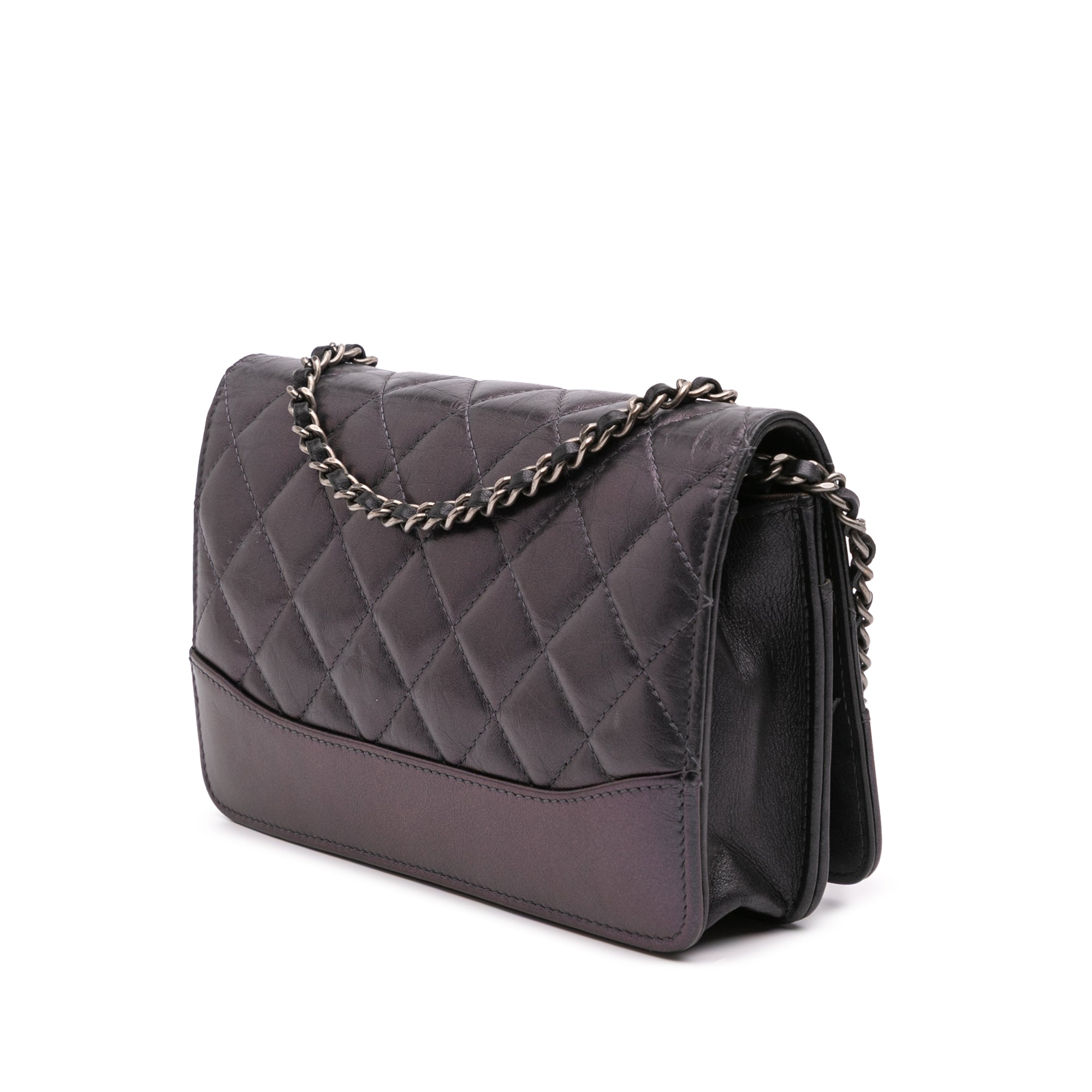 Chanel Quilted Aged Calfskin Gabrielle Wallet On Chain - image 2