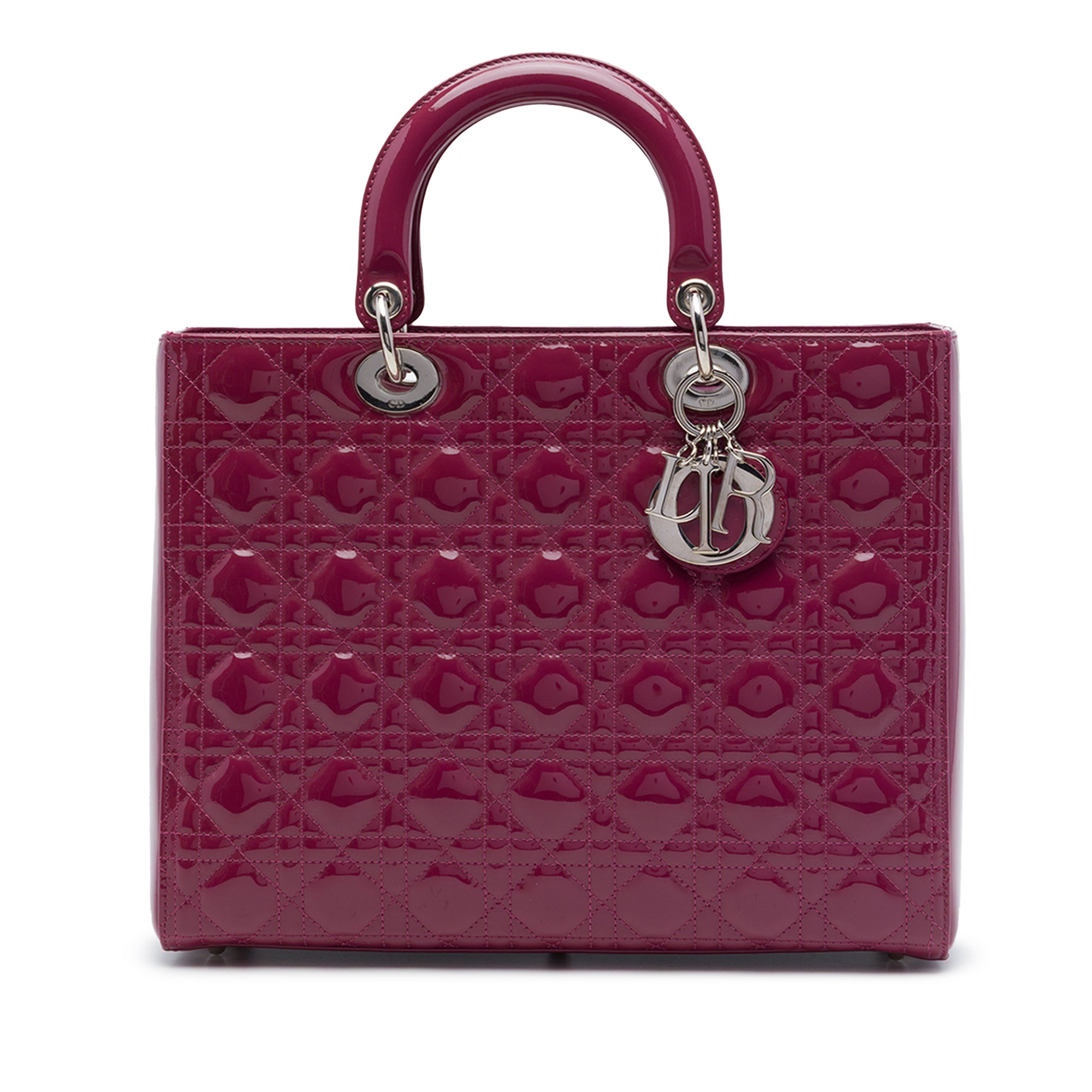 Dior Large Patent Cannage Lady Dior - image 1