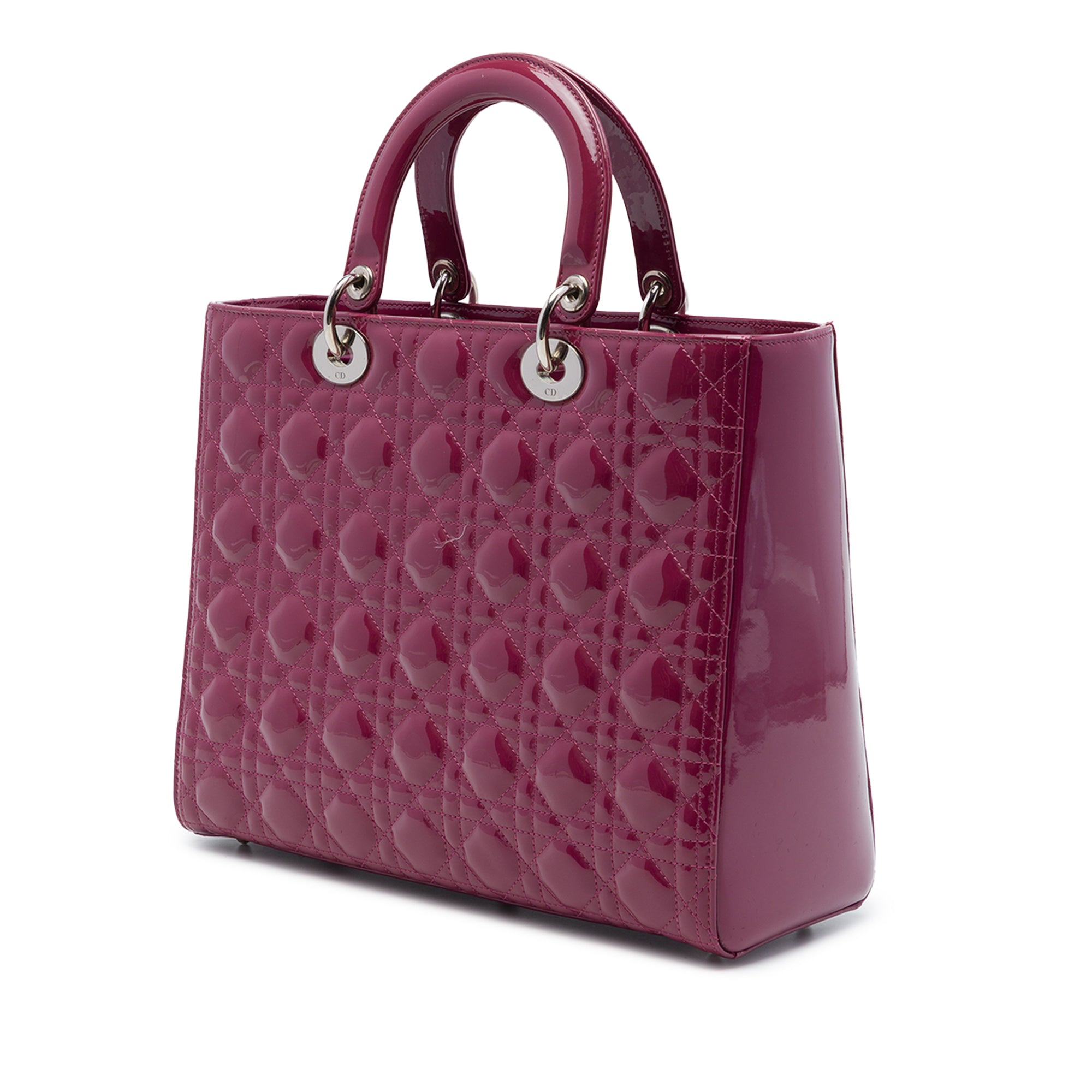 Dior Large Patent Cannage Lady Dior - image 2