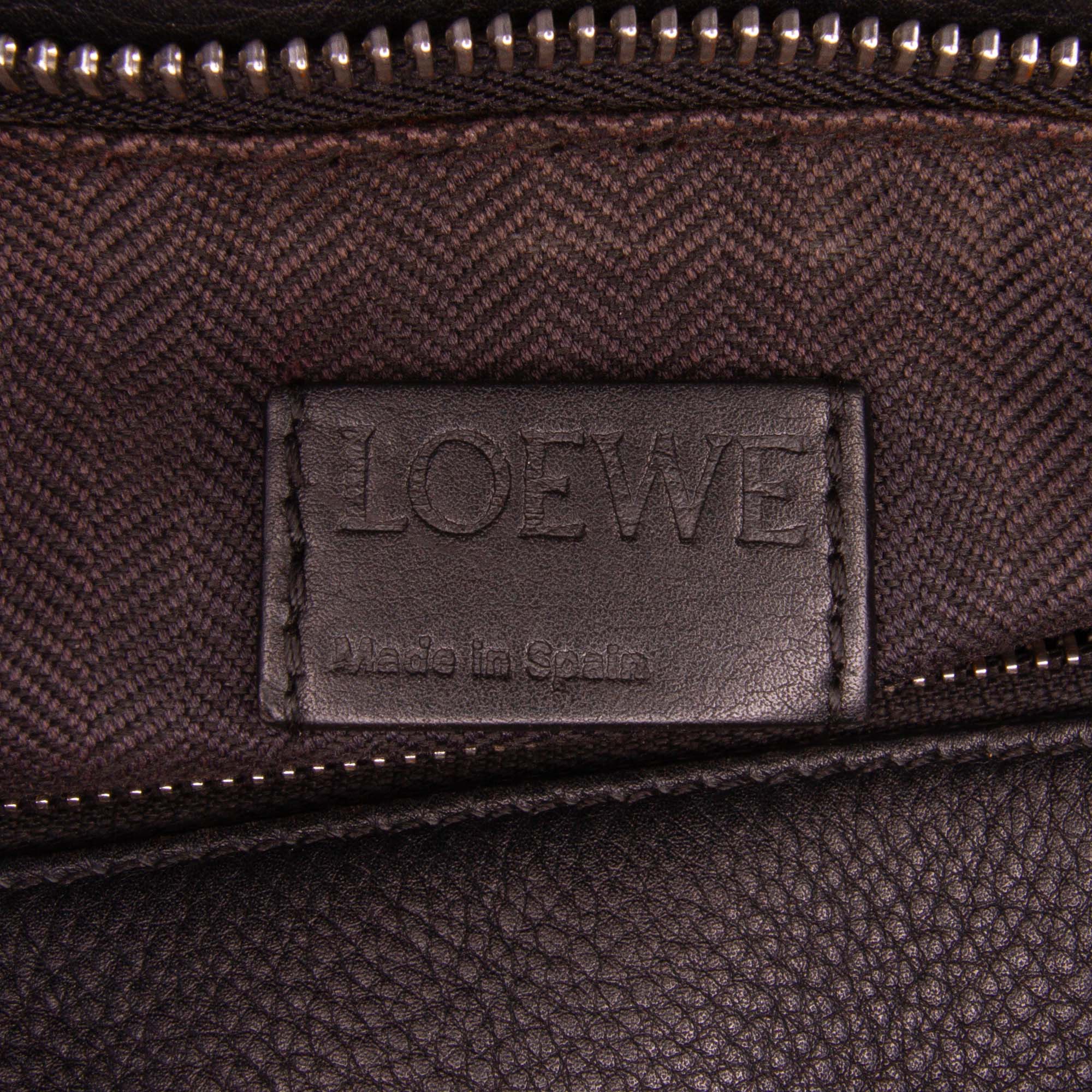 LOEWE Medium Calfskin Polka Dot Puzzle Satchel - image 5