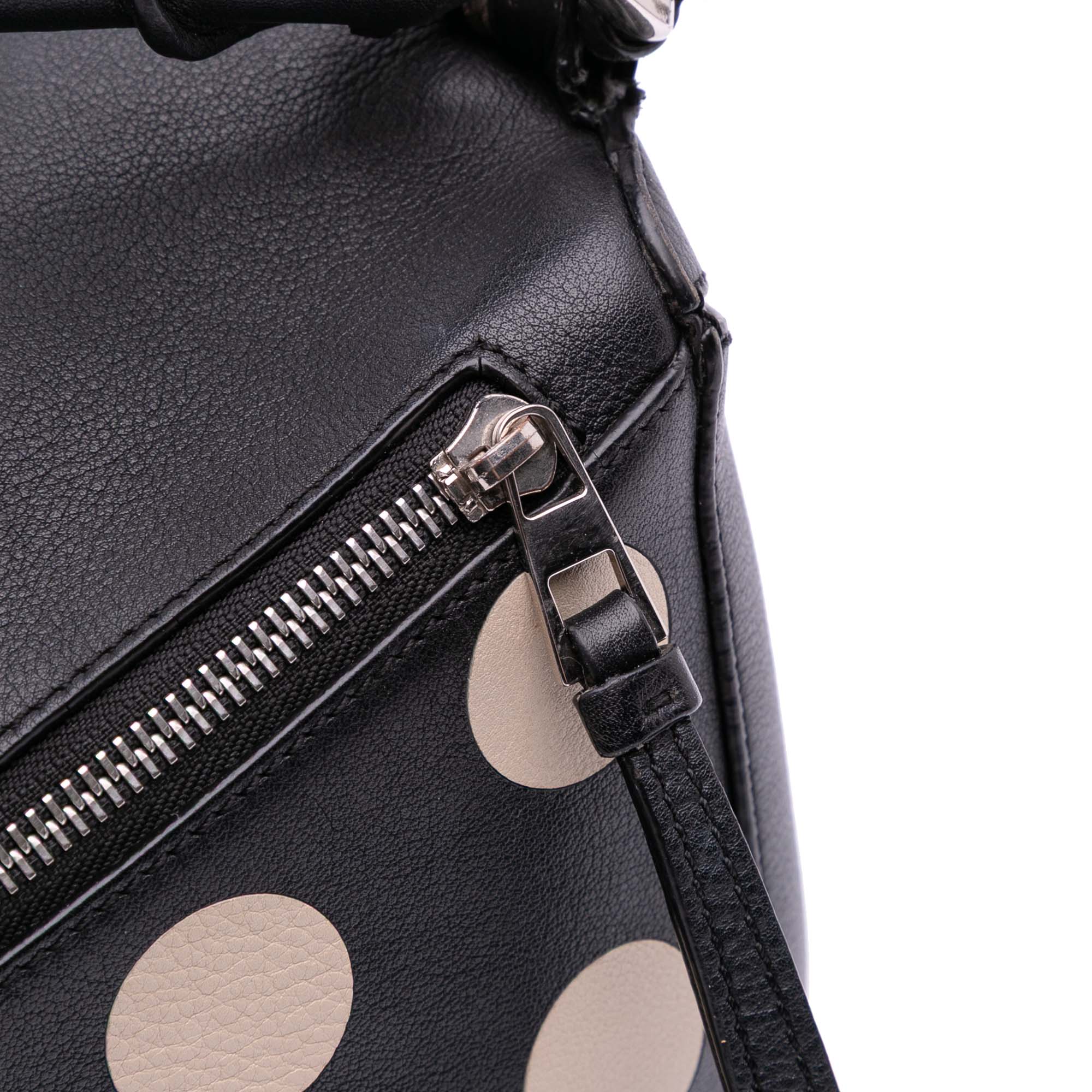 LOEWE Medium Calfskin Polka Dot Puzzle Satchel - image 9
