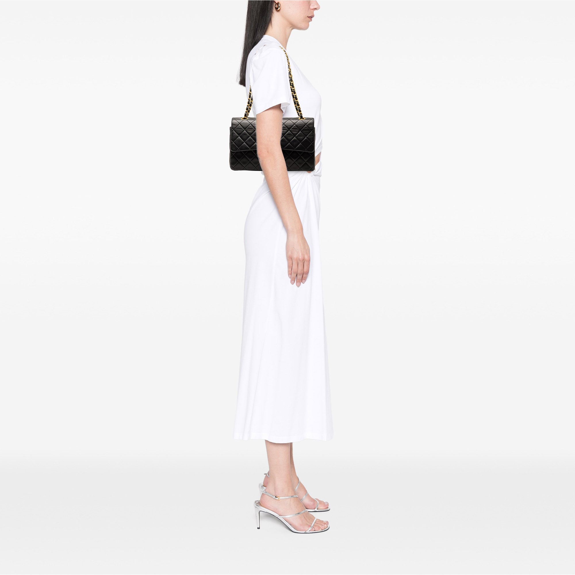 Chanel Medium Classic Lambskin Double Flap - image 7