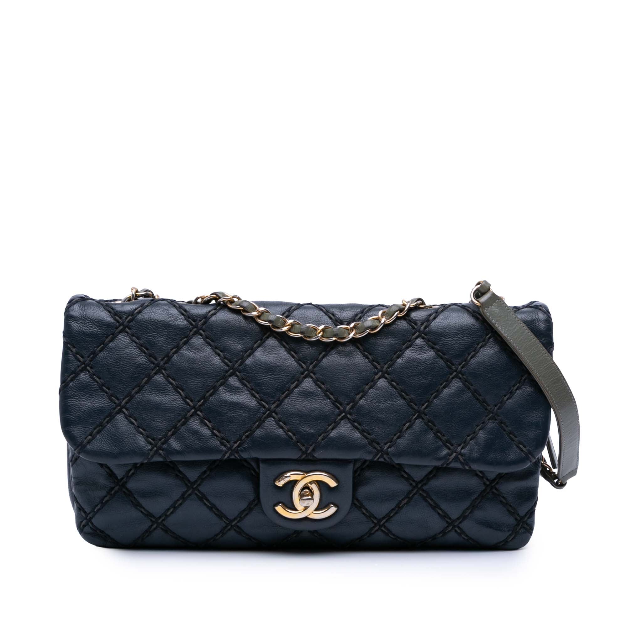Chanel Paris Dallas Quilted Calfskin Chic Stitch Flap - image 1