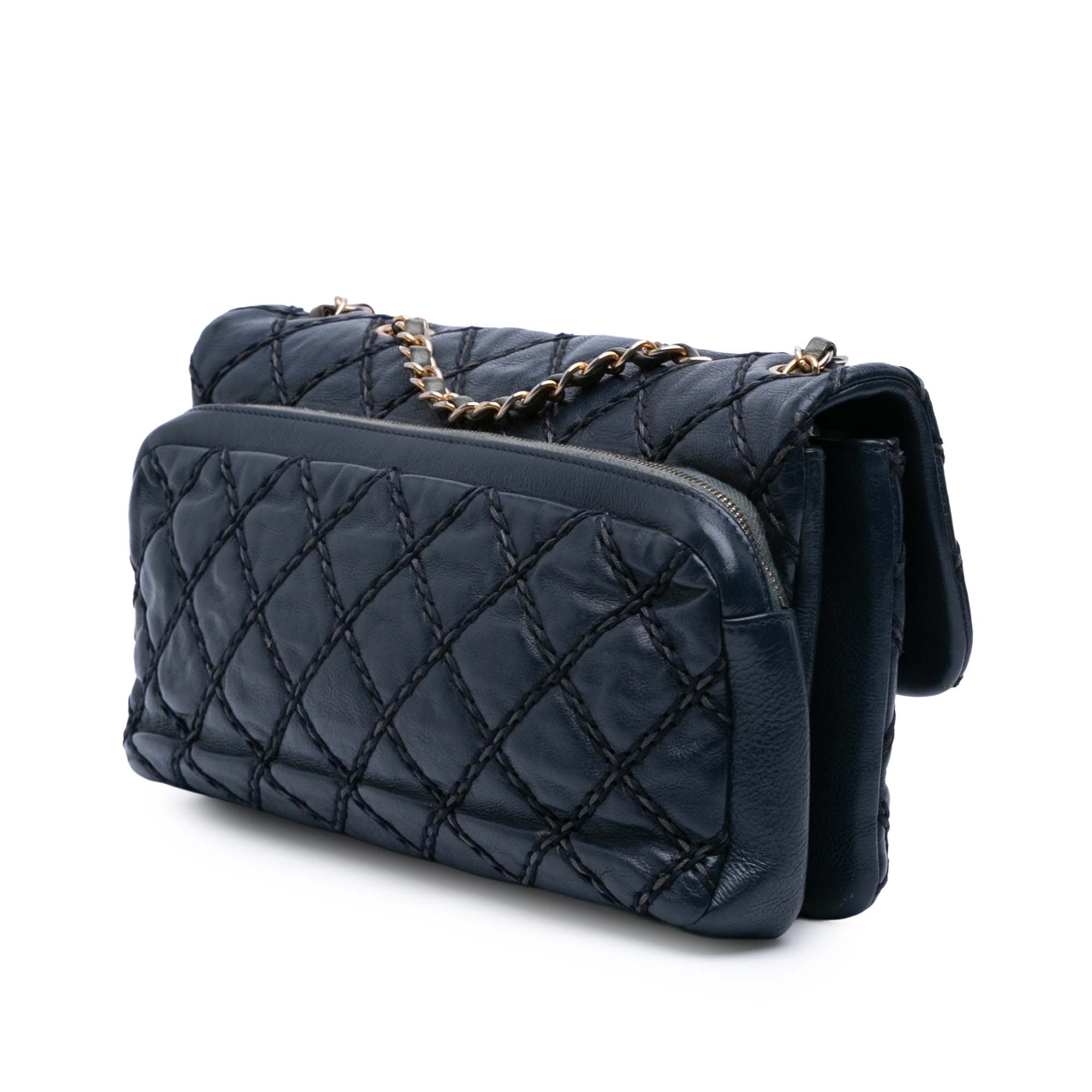 Chanel Paris Dallas Quilted Calfskin Chic Stitch Flap - image 2