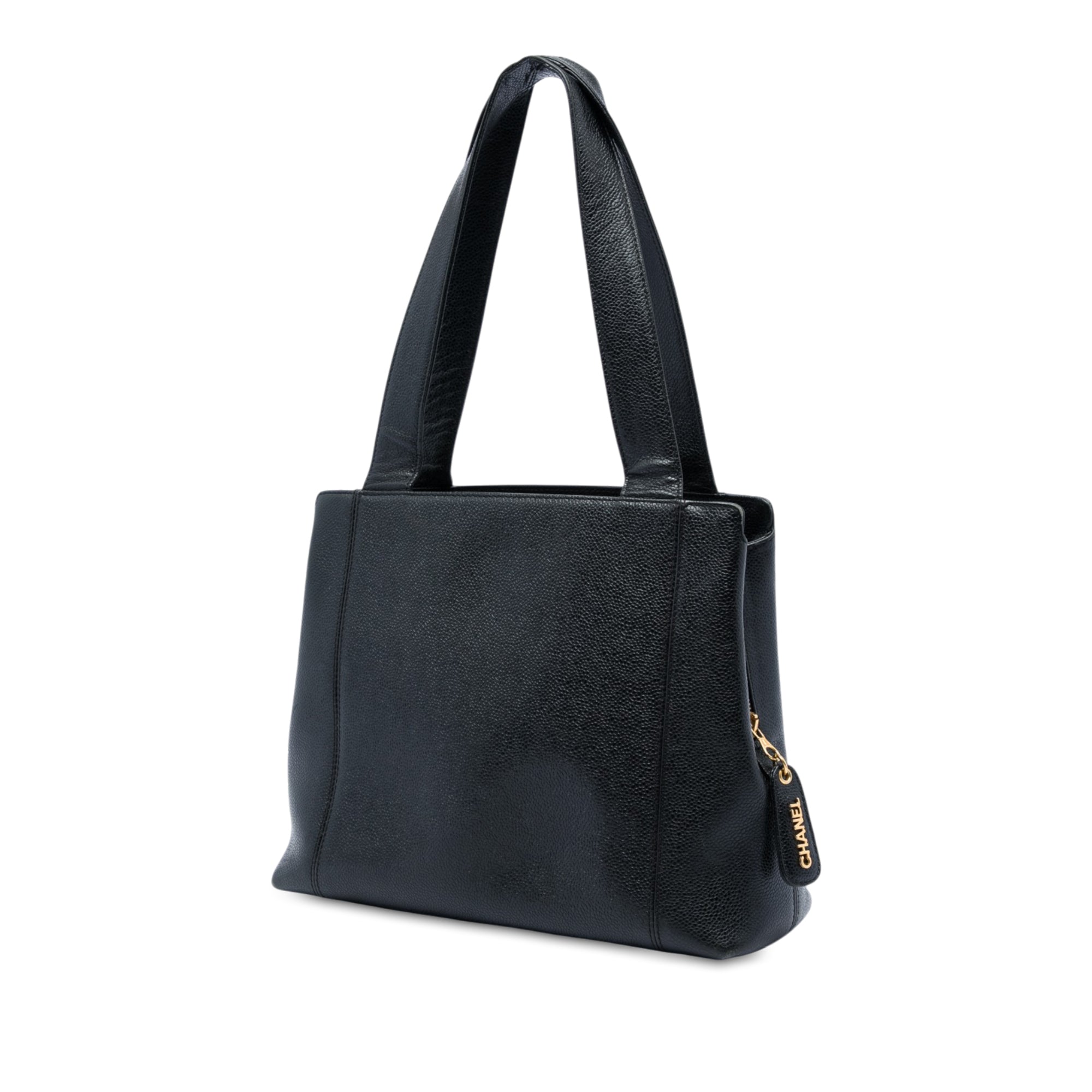 Chanel Caviar LAX Embroidered Logo Tote - image 2