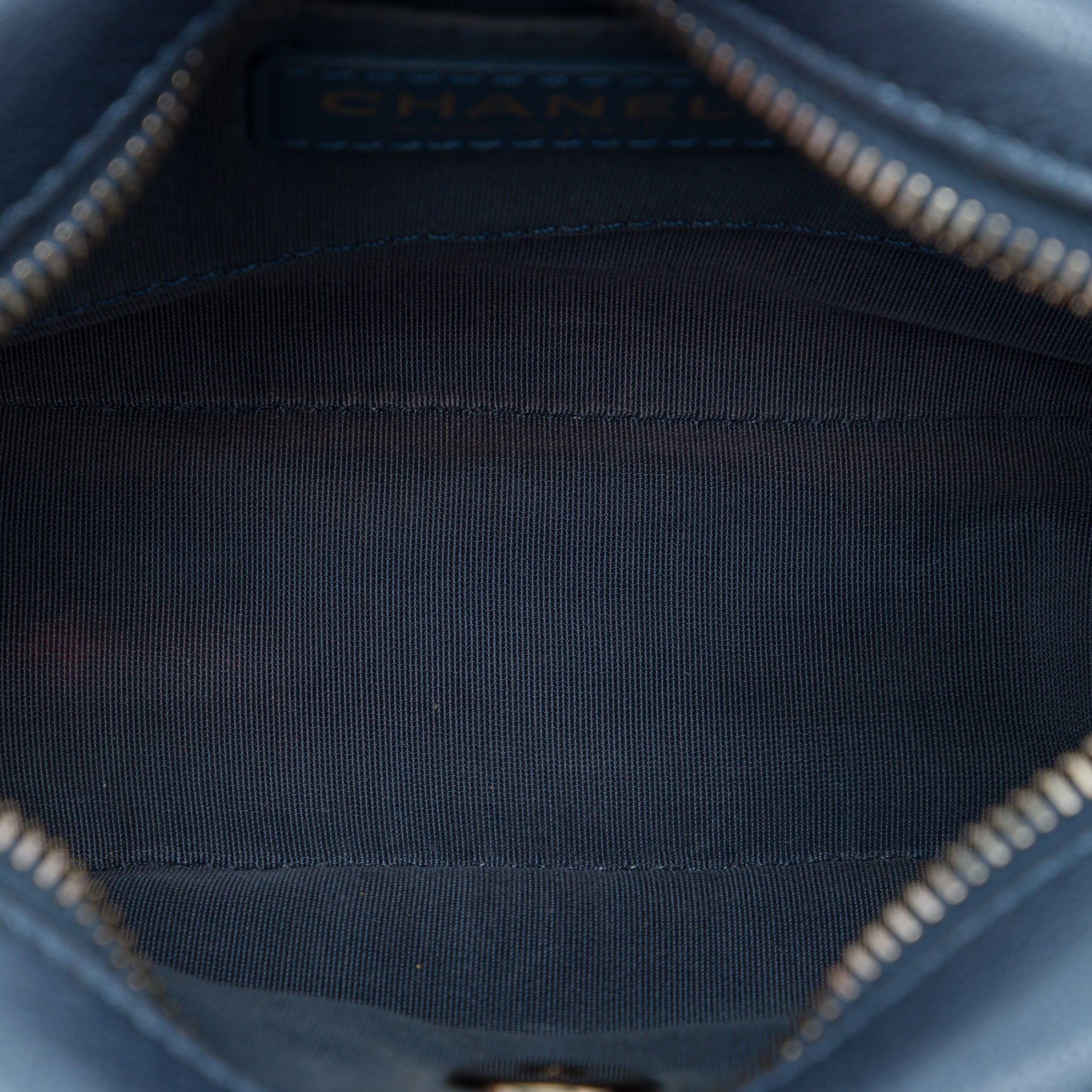 Chanel Small Quilted Metallic Goatskin Casual Trip Camera Bag - image 4