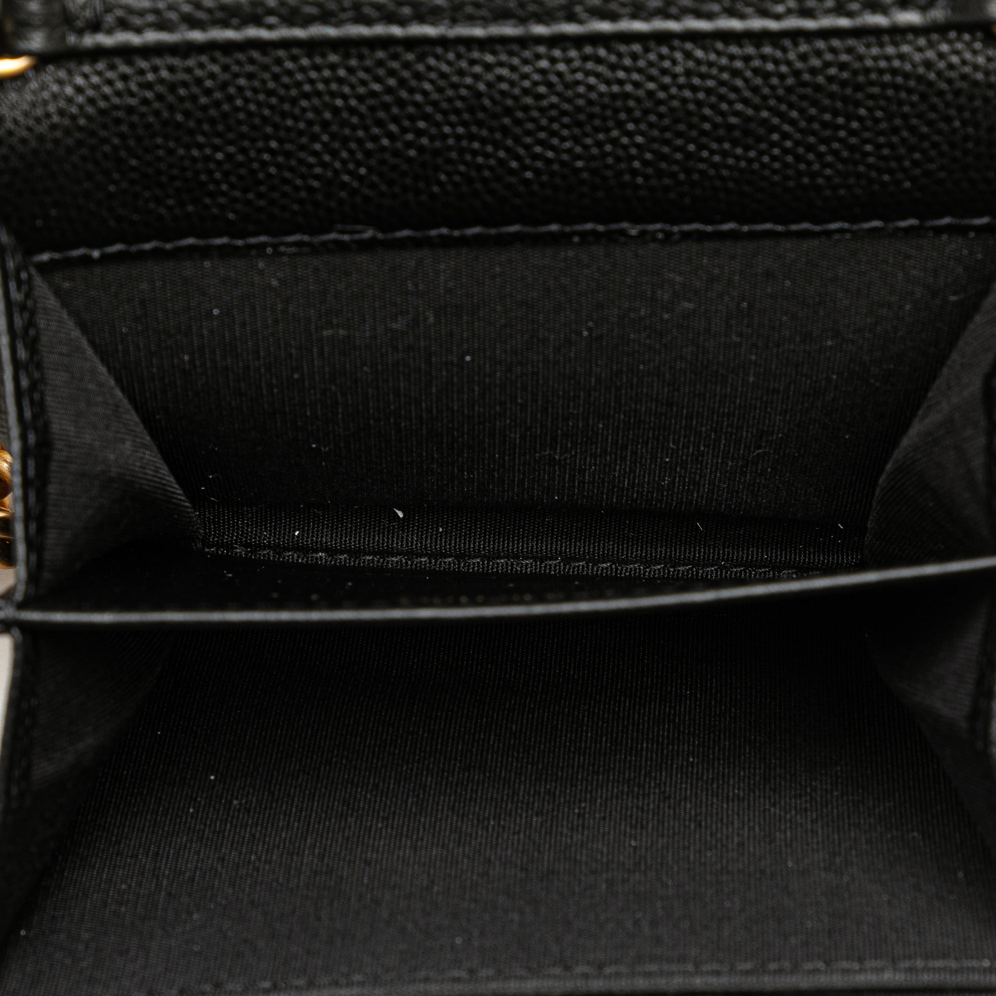 Chanel Quilted Caviar Boy Card Holder with Chain - image 4